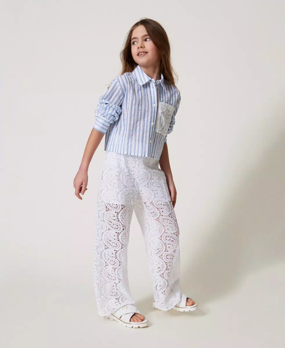 TWINSET KIDS 251GJ2QR4BIANCO