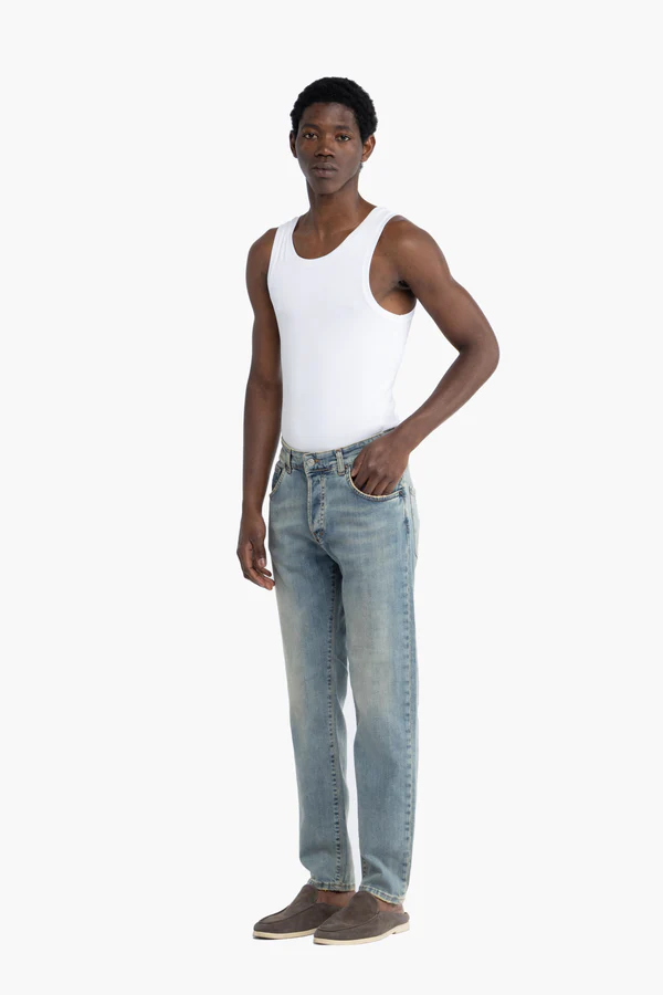 jeans uomo slim fit effetto slavato i'm brian MIRKO L5\26 DENIM I'M BRIAN