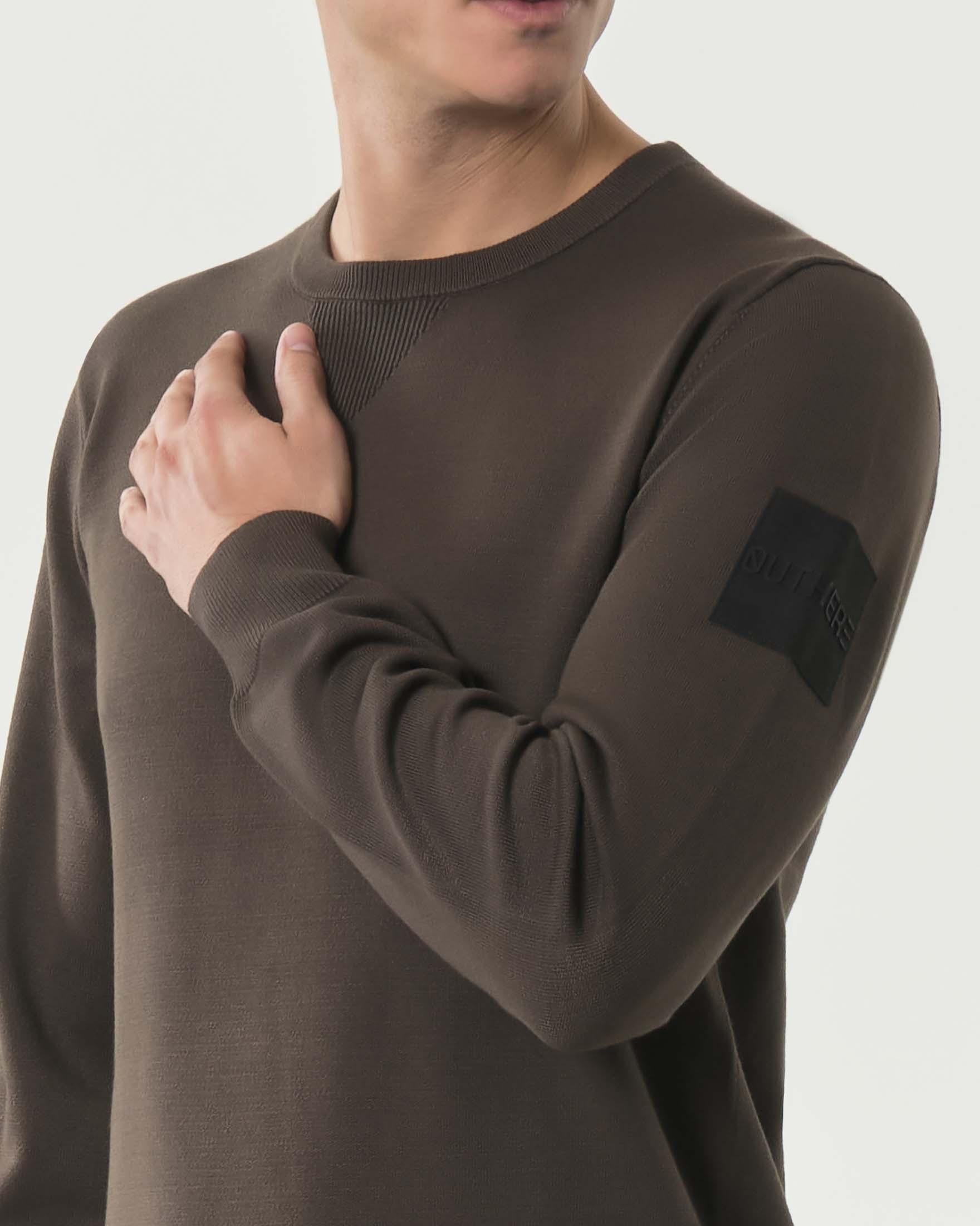 MAGLIA UOMO GIROCOLLO LUMEN MARRONE COFFIE OUTHERE 4650-013A040 COFFIE OUTHERE