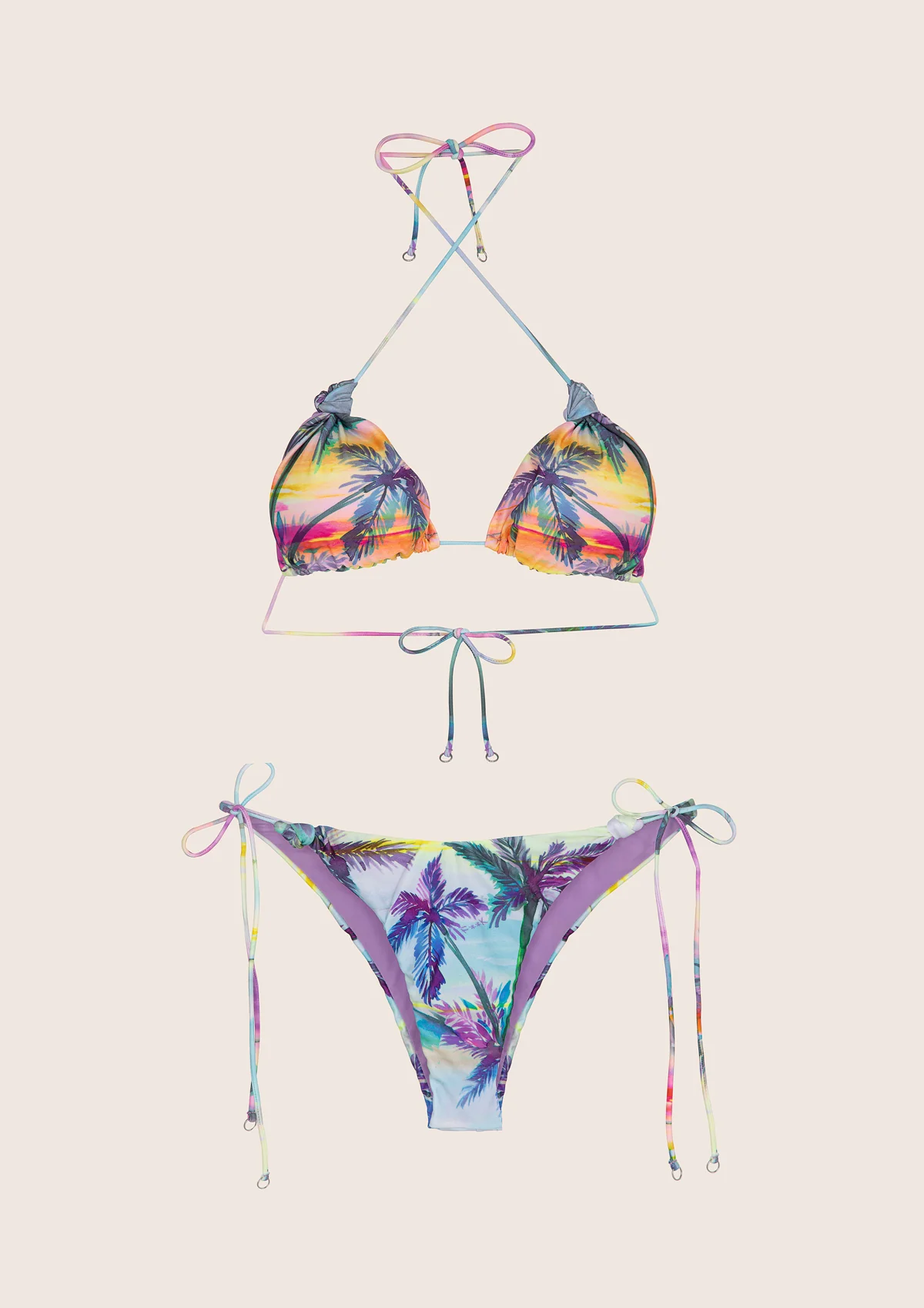 TRIANGLE BIKINI AND SUNDOWN ADJUSTABLE AMERICAN BRIEF