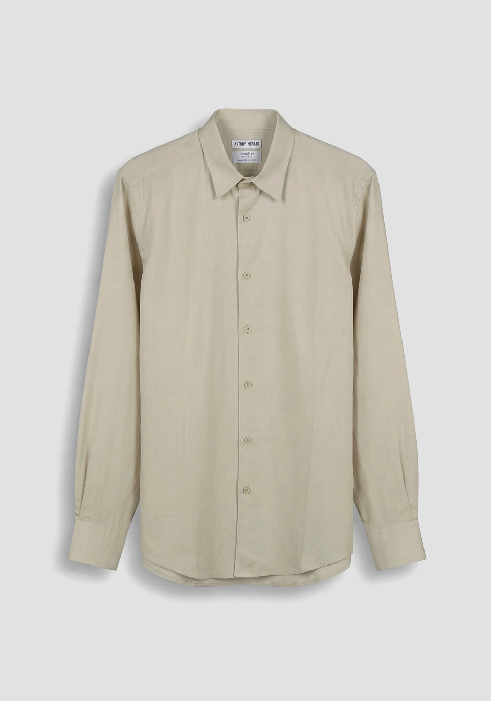 CAMICIA UOMO IN LINO REGULAR FIT SABBIA ANTONY MORATO MMSL00691 FA400094 SABBIA ANTONY MORATO