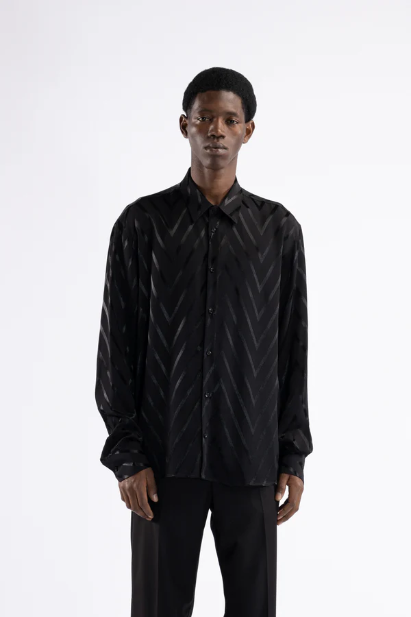 CAMICIA UOMO MANICA LUNGA BOXI FIT NERO I'M BRIAN CA3426 NERO I'M BRIAN