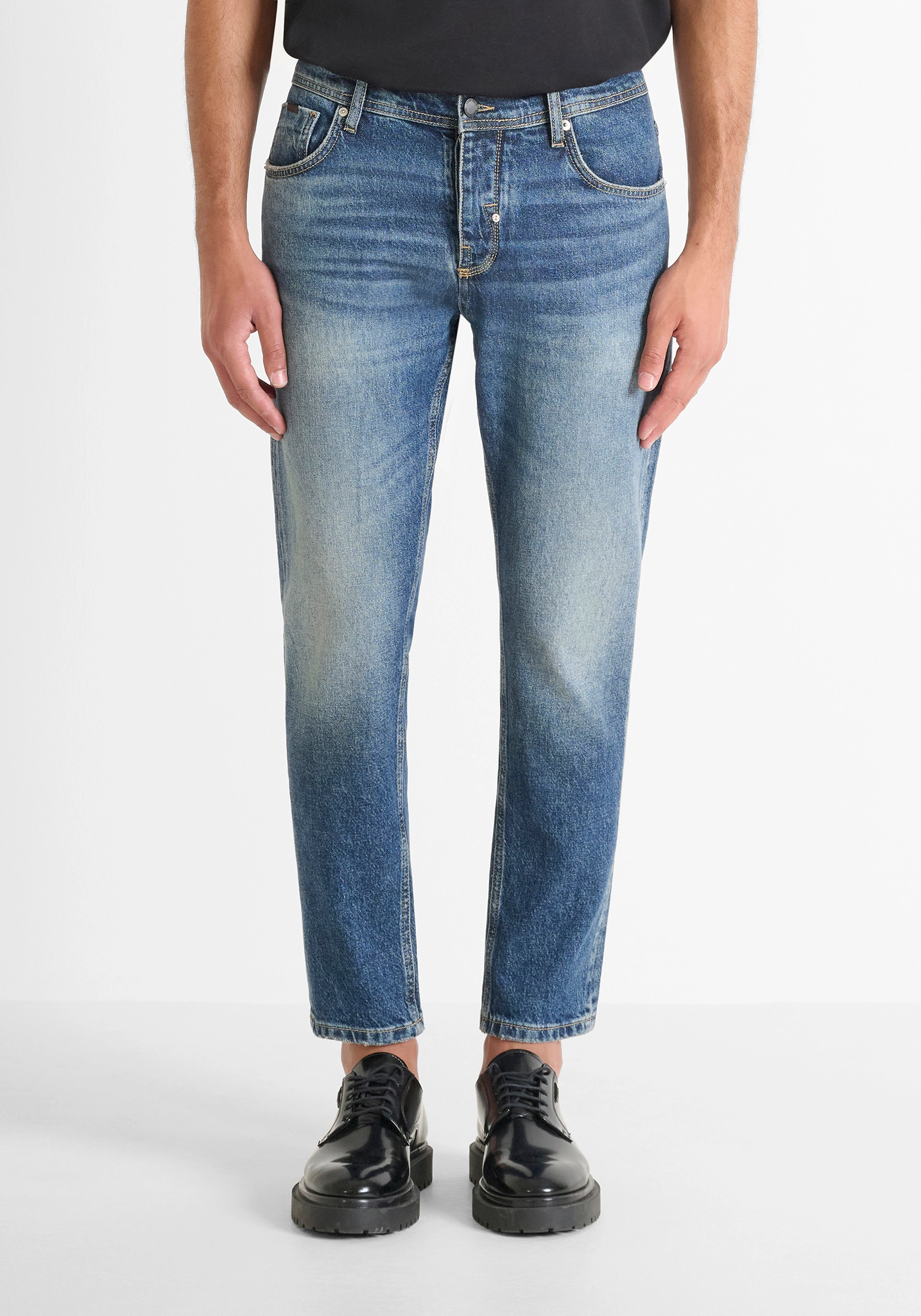 JEANS argon UOMO IN DENIM BLU ANTONY MORATO MMDT00264-FA750624 BLUE DENIM ANTONY MORATO