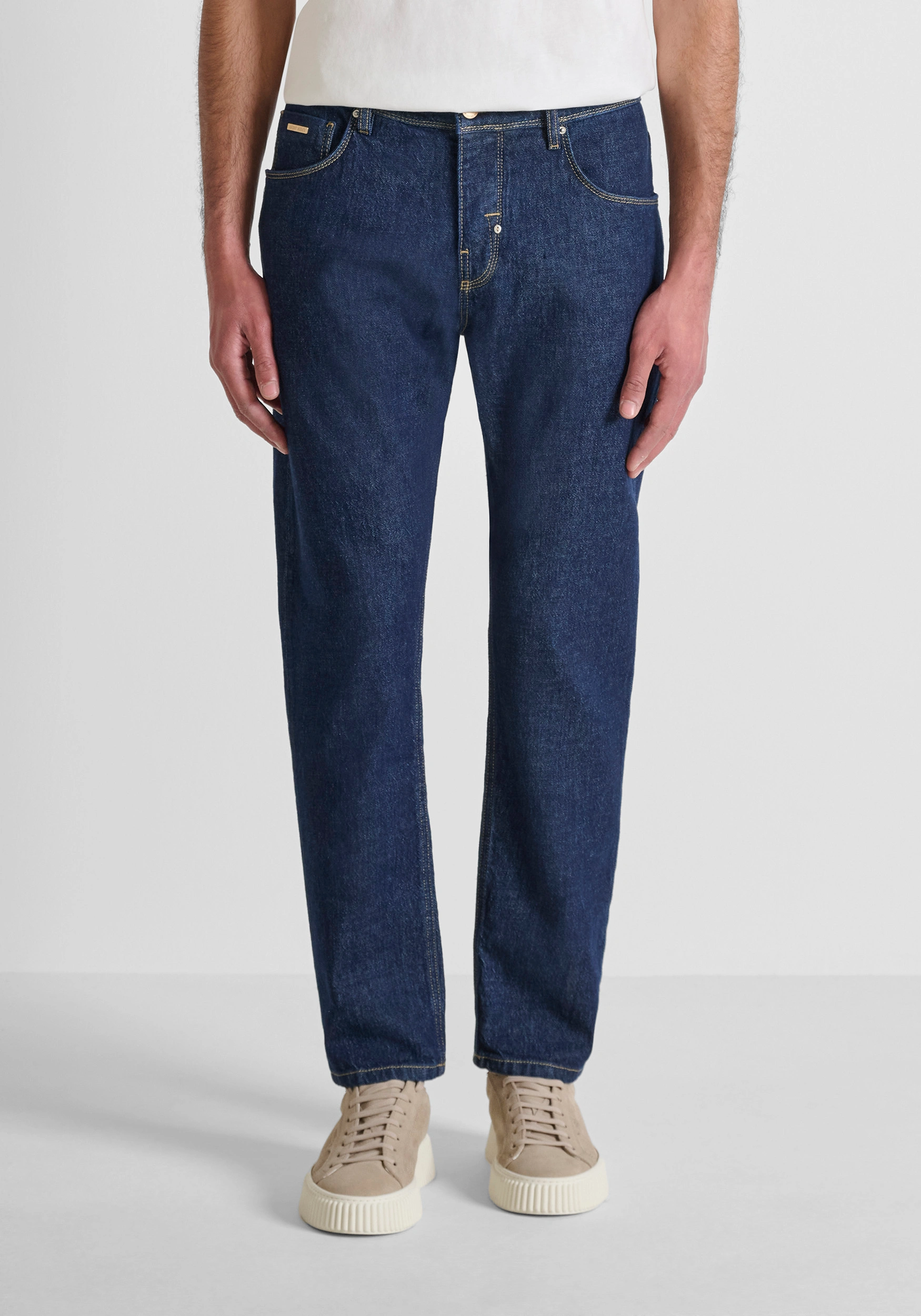 JEANS UOMO ARAGON SLIM FIT DARK BLU ANTONY MORATO MMDT00264 - FA750398 DARK BLUE ANTONY MORATO