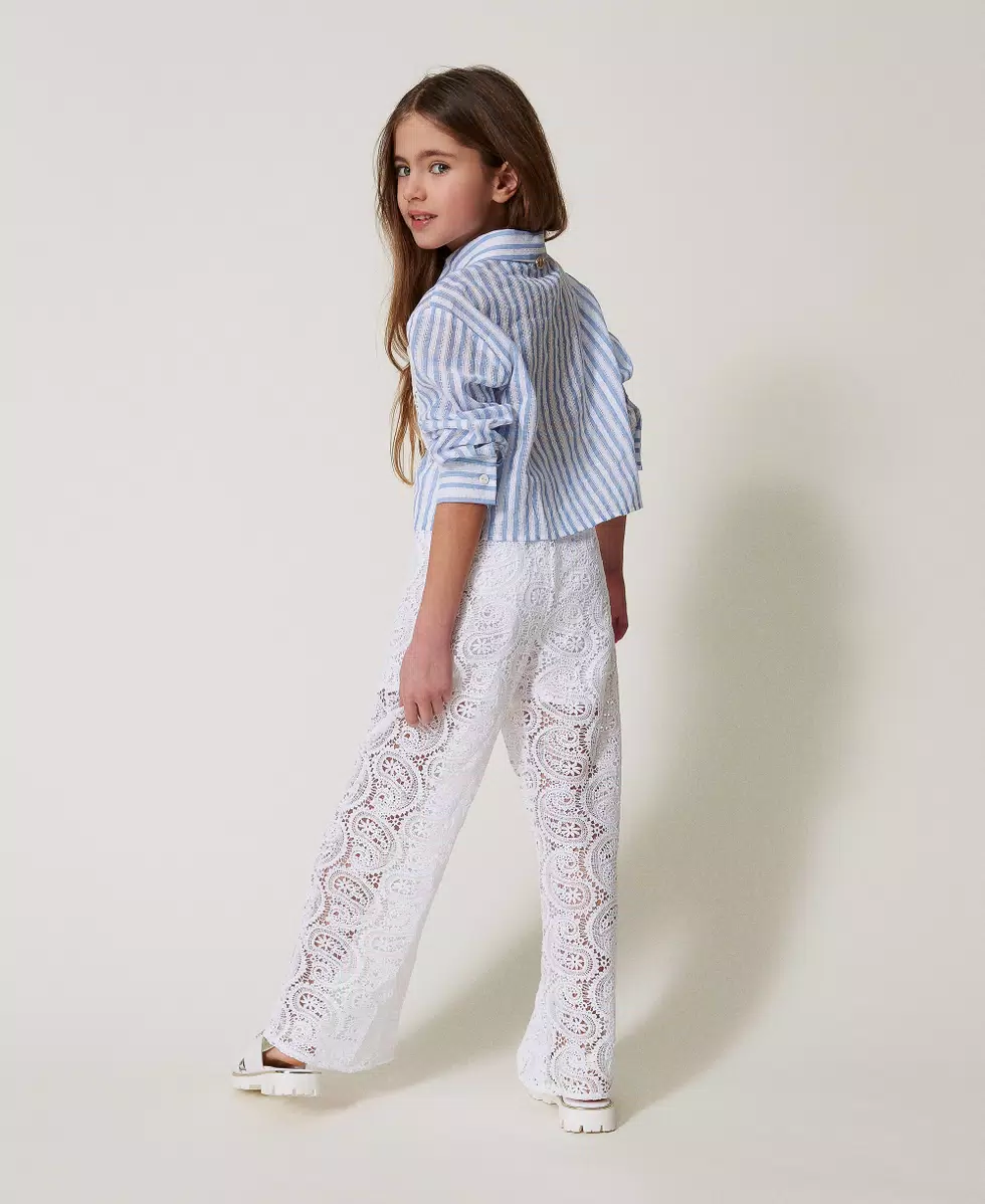 TWINSET KIDS 251GJ2QR4BIANCO