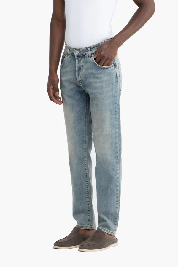 jeans uomo slim fit effetto slavato i'm brian MIRKO L5\26 DENIM I'M BRIAN