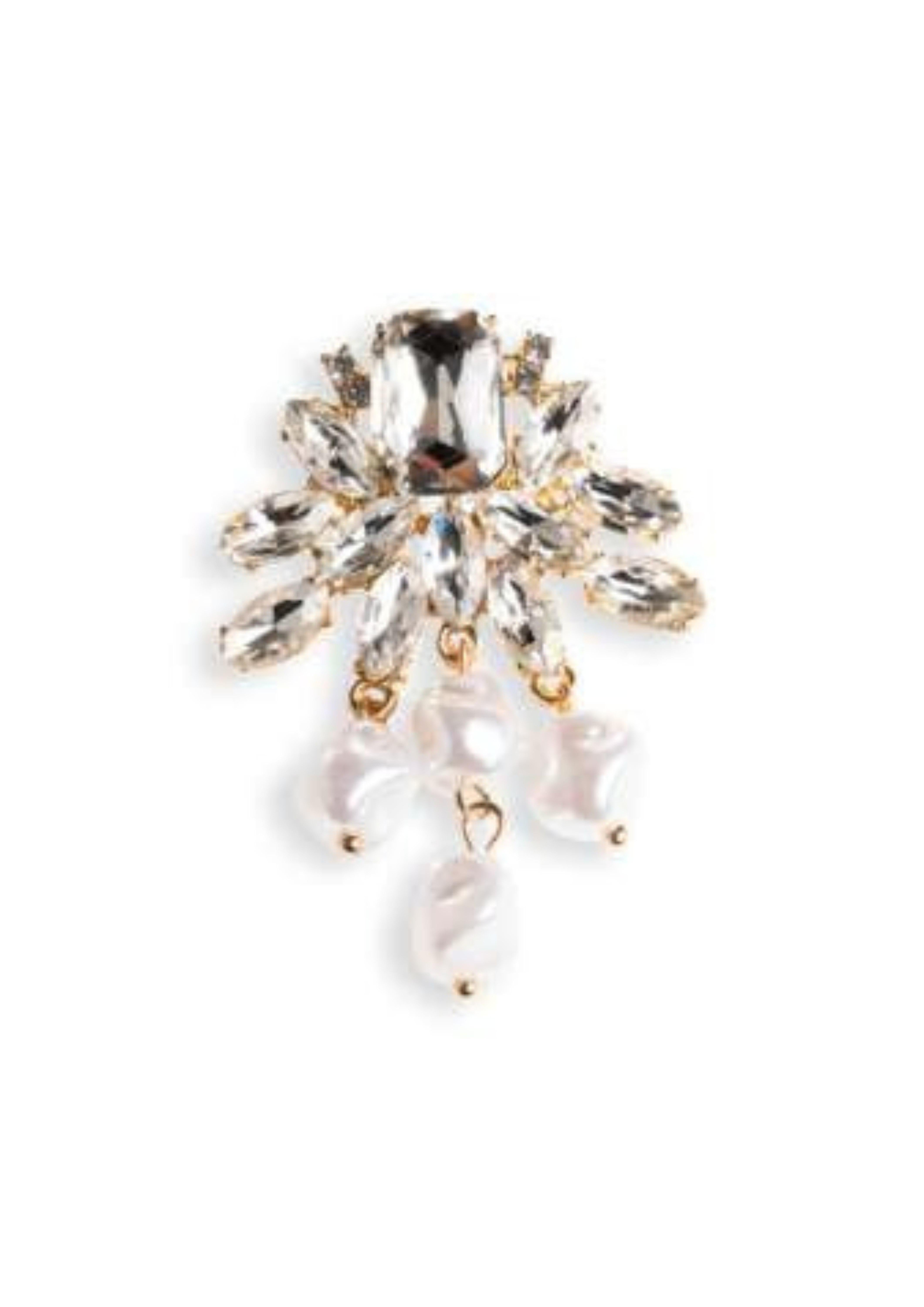 SPILLA DONNA IN METALLO CON PIETRE ORO MYA ACCESSORIES G14030 ORO MYA ACCESORIES