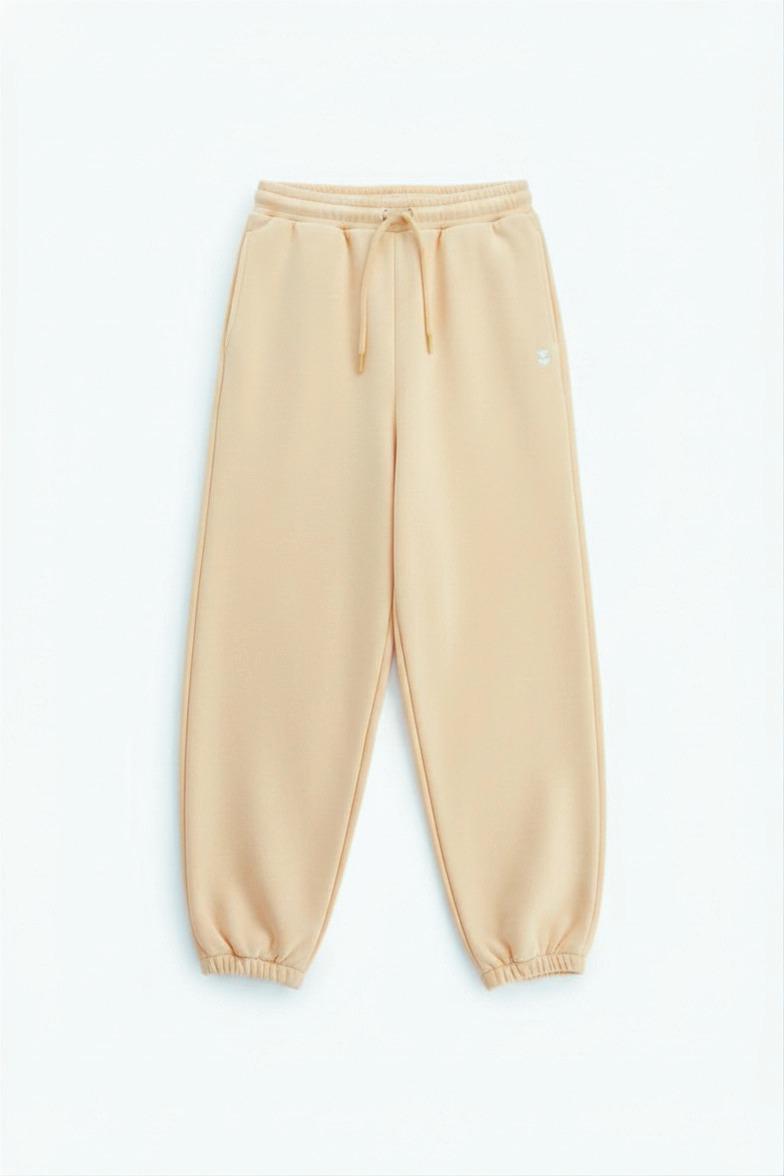 pantalone donna in felpa beigie please P855P26M1 PESCA PLEASE