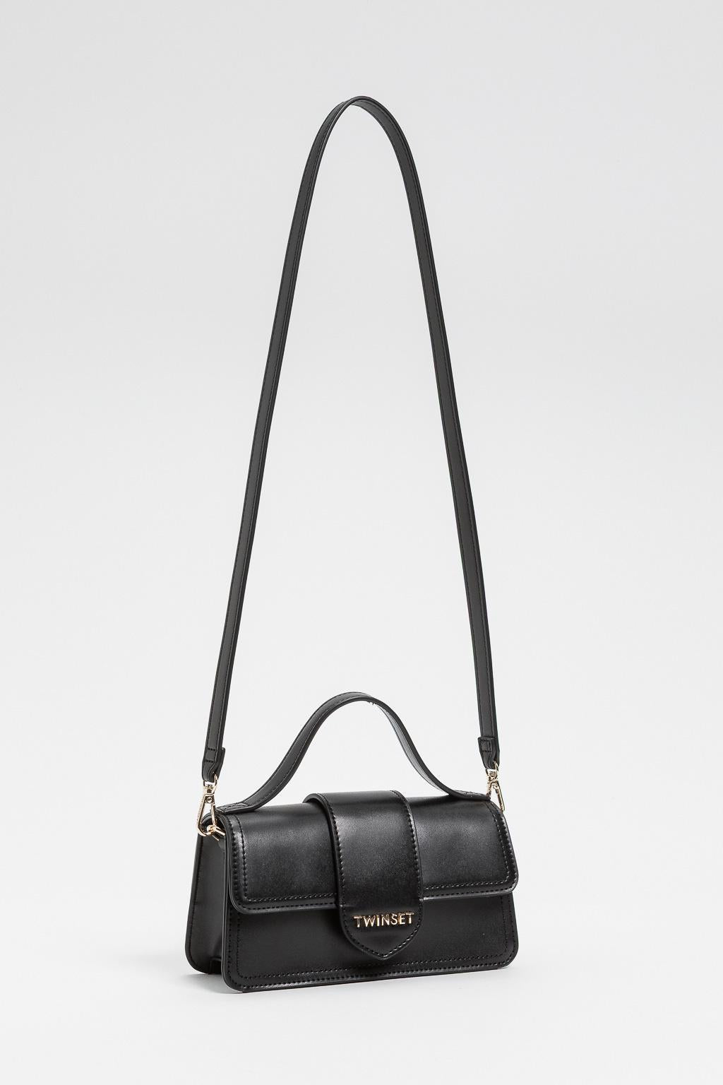 BORSA BAMBINA A TRACOLLA CON LOGO NERO TWINSET 261GJ8012 NENO TWINSET KIDS