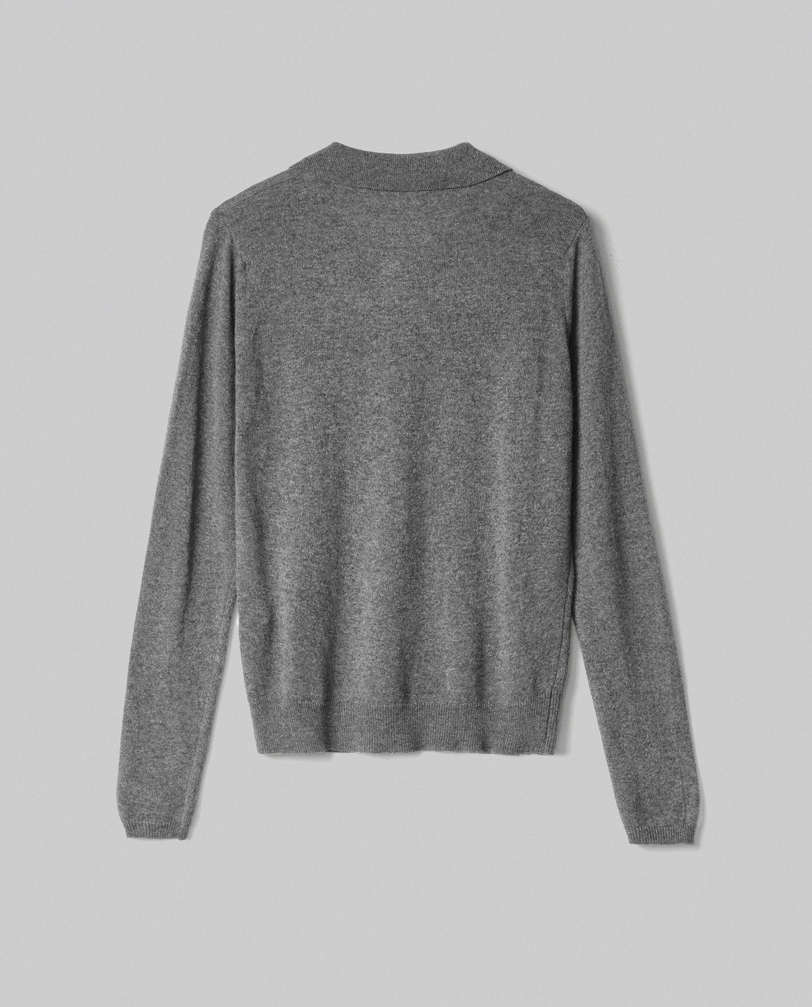 POLO DONNA IN CASHMERE MANICA LUNGA GRIGIO HINNOMINATE HMABW02144 GRIGIO MELANFE HINNOMINATE