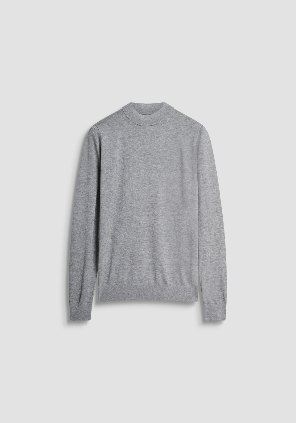 GIROCOLLO UOMO REGULAR FIT IN LANA GRIGIO MEDIO ANTONY MORATO MMSW01523-YA400145 GRIGIO MEDIO ANTONY MORATO