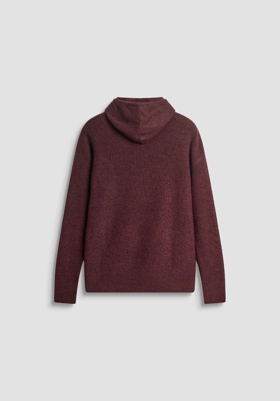MAGLIONE CON CAPPUCCIO UOMO REGULAR FIT IN LANA MOHAIR CILIEGIA SCURO ANTONY MORATO MMSW01554-YA50071 CILIEGIA SCURA ANTONY MORATO