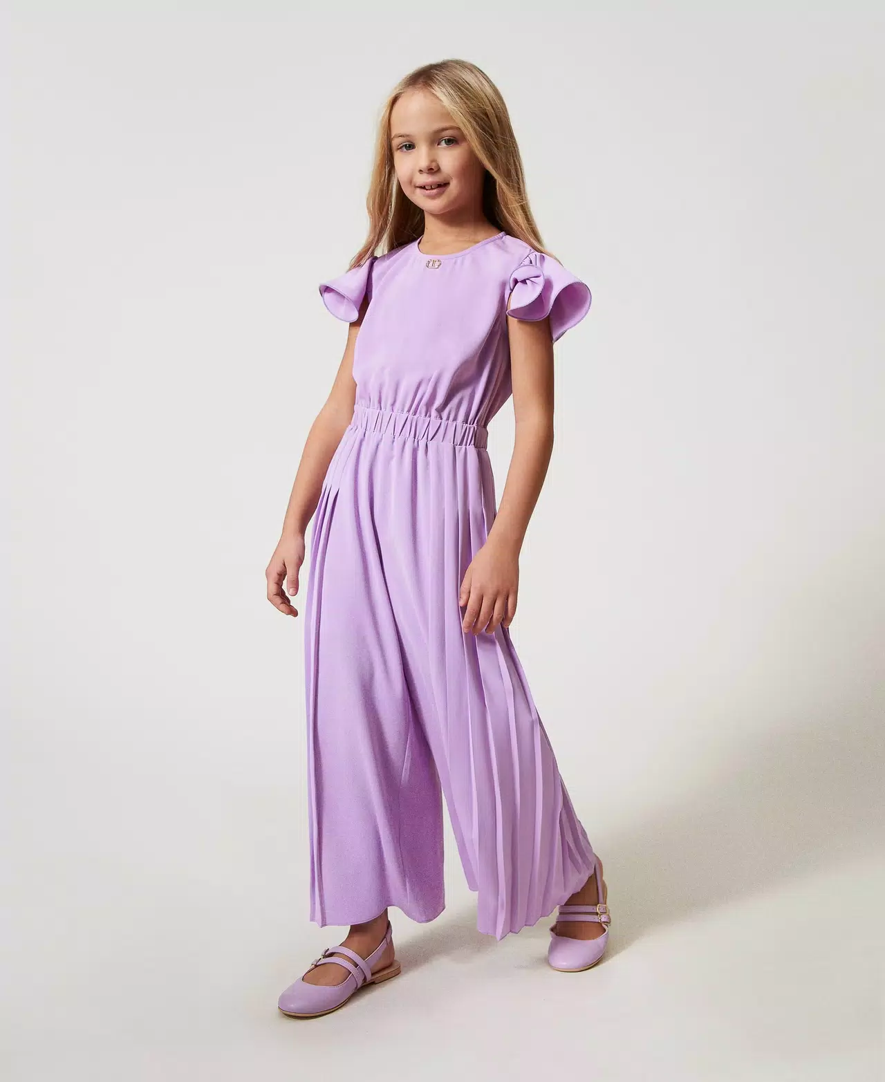 TWINSET KIDS 251GJ2QQ4PASTEL VIOLET