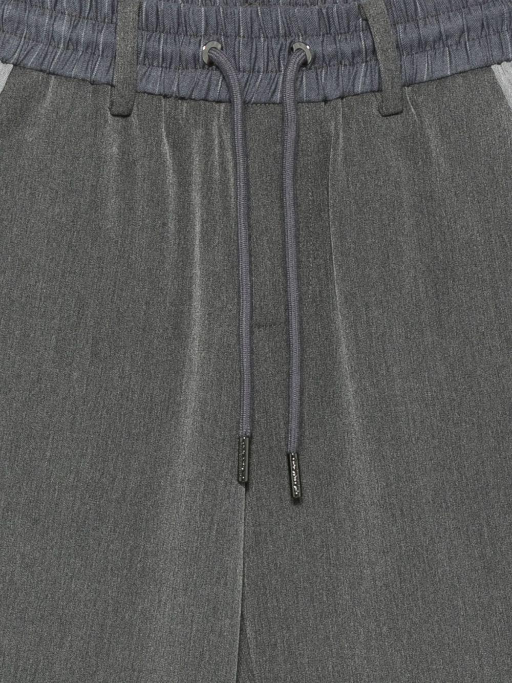 PANTALACCIO BAMBINO MAJIC TASCA A FILO BICOLORE GREY STEEL RICHMOND RBA25102PA GREY STEEL JOHN RICHMOND JUNIOR