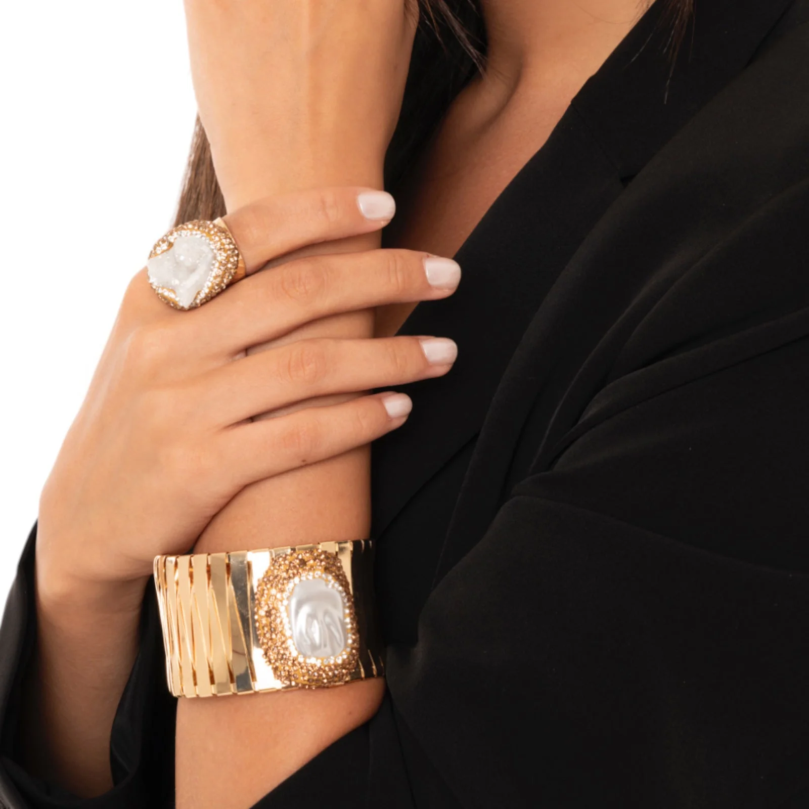 BRACCIALE donna RIGIDO IN METALLO MYA ACCESORIES G10210 ORO MYA ACCESORIES