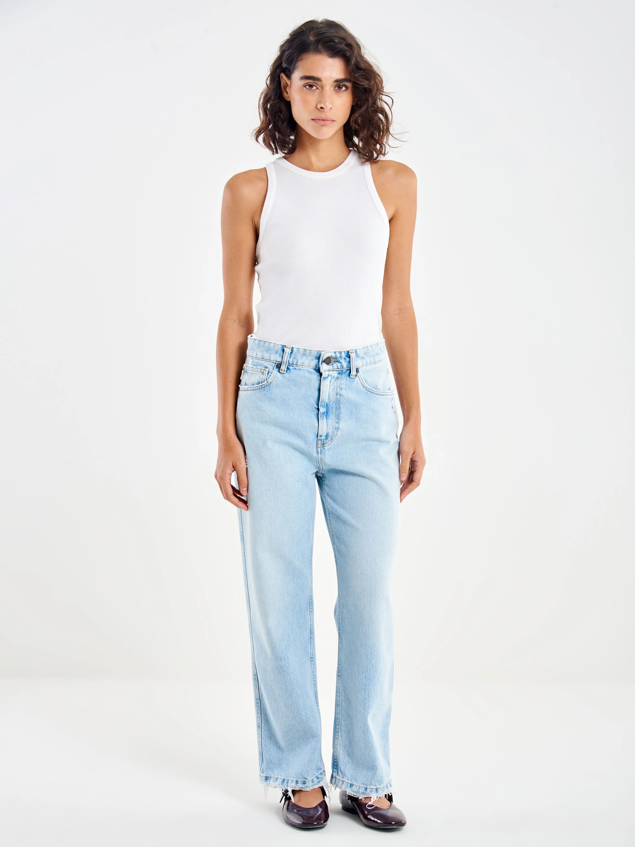 Jeans DONNA Icon Kate Fondo Rotture VICOLO DAB5056 DENIM CHIARO VICOLO