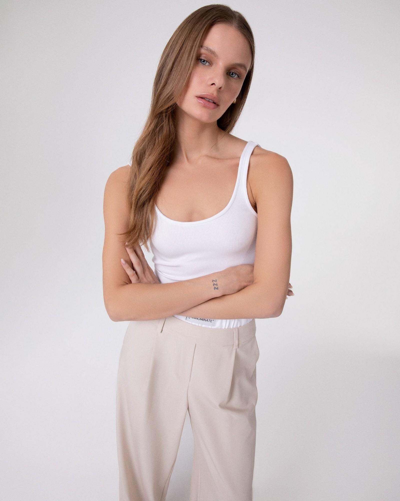 BODY DONNA A CANOTTA IN COSTINA BIANCO HINNOMINATE HMABW02514 BIANCO HINNOMINATE