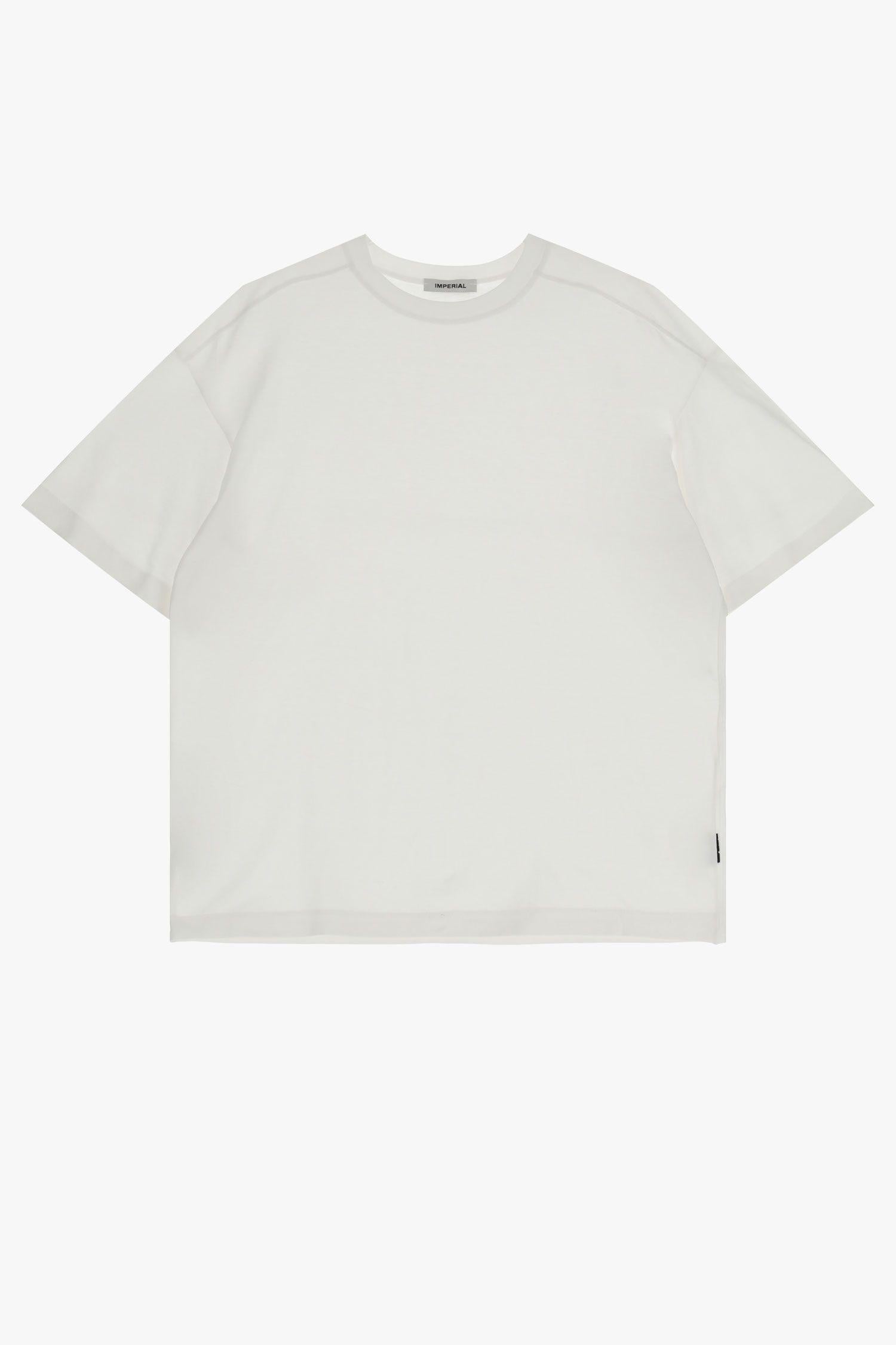 T-shirt in puro cotone con dettaglio cuciture