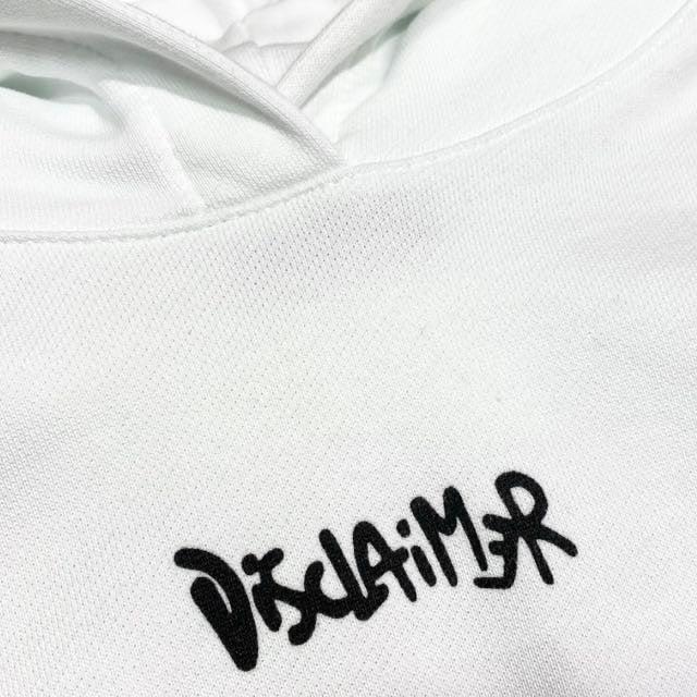 Disclaimer kids felpa bianca logo borchie ragazza 58517 58517 BIANCO DISCLAIMER