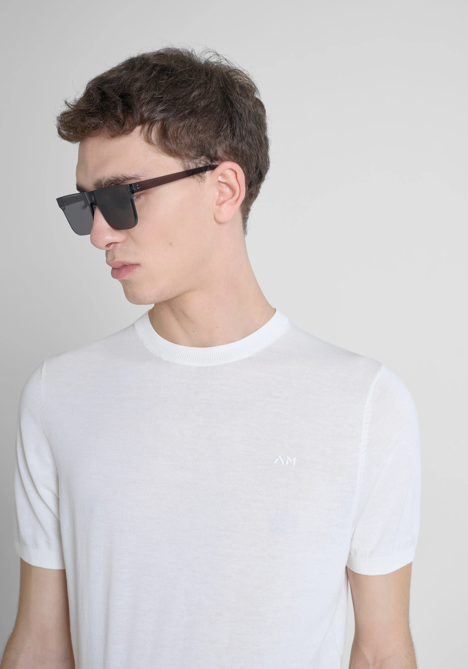 MAGLIA REGULAR FIT IN COTONE MMSW01512 CREMA ANTONY MORATO