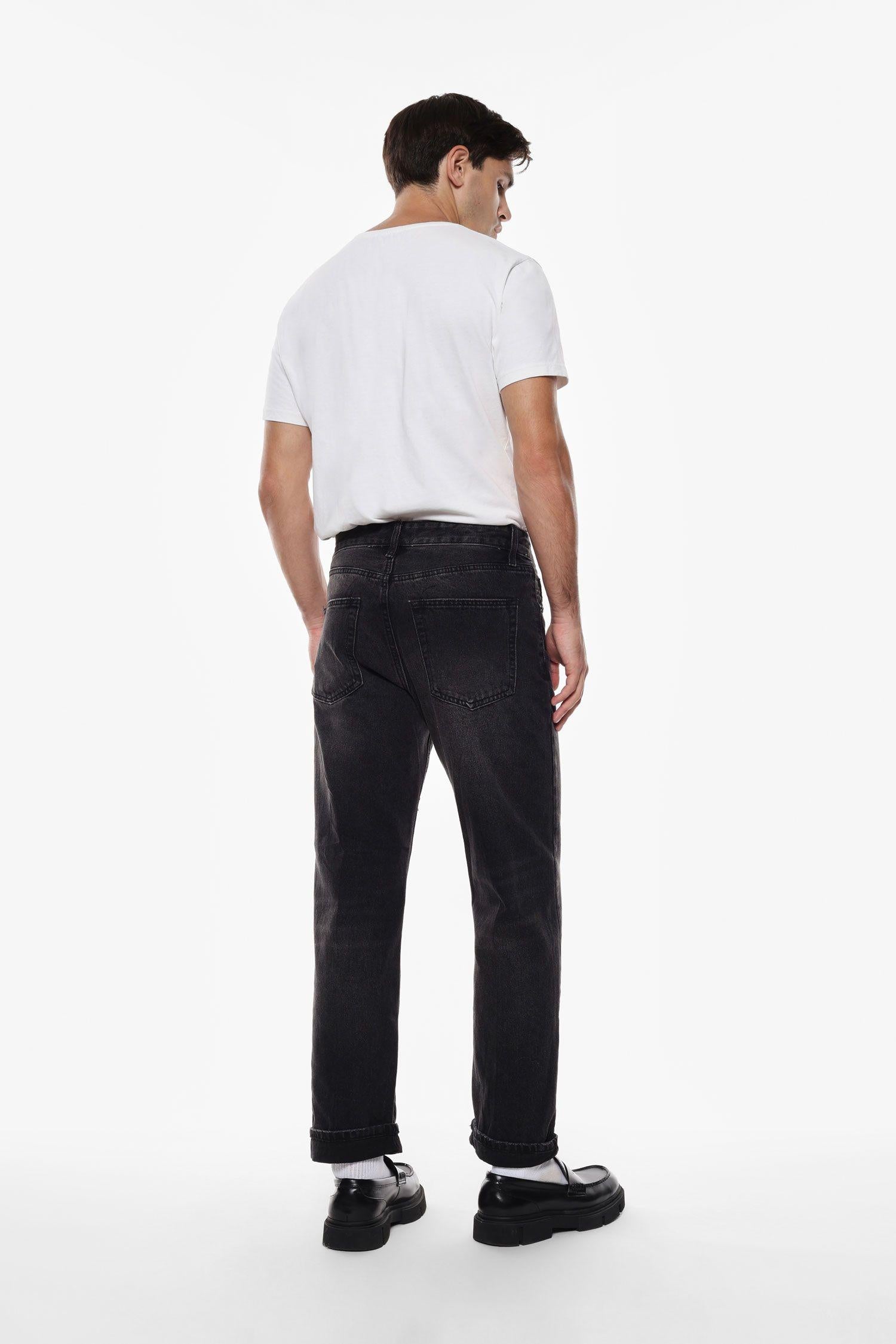 Jeans uomo a gamba dritta classici nero imperial P7502580PT NERO IMPERIAL UOMO