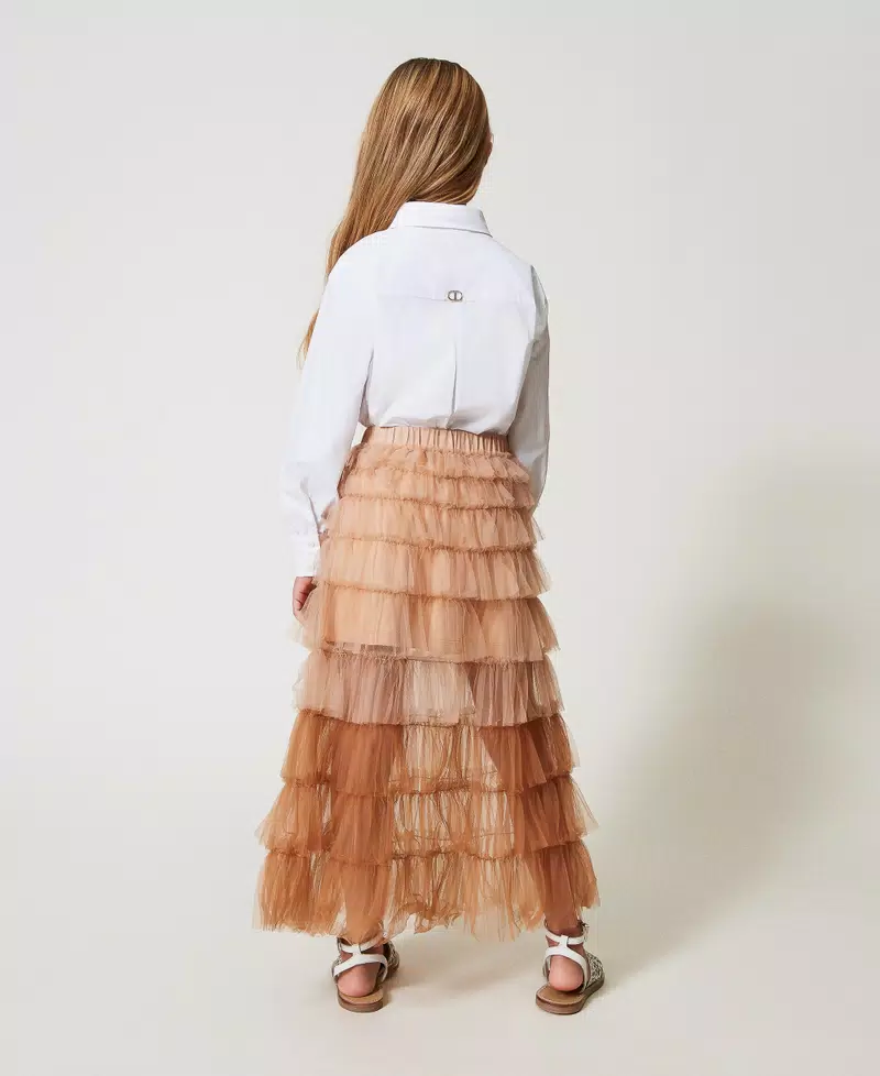 Gonna lunga in tulle 251GJ2QS1 CANAPA TWINSET KIDS