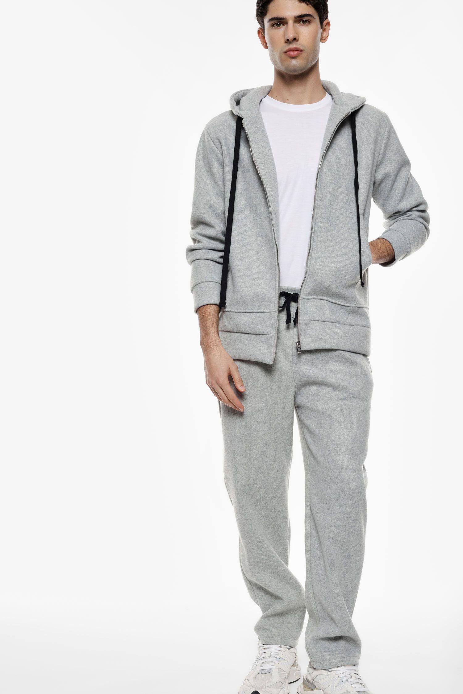 Pantaloni uomo jogging con laccio e tasche grigio imperial P8406P005 GRIGIO IMPERIAL UOMO