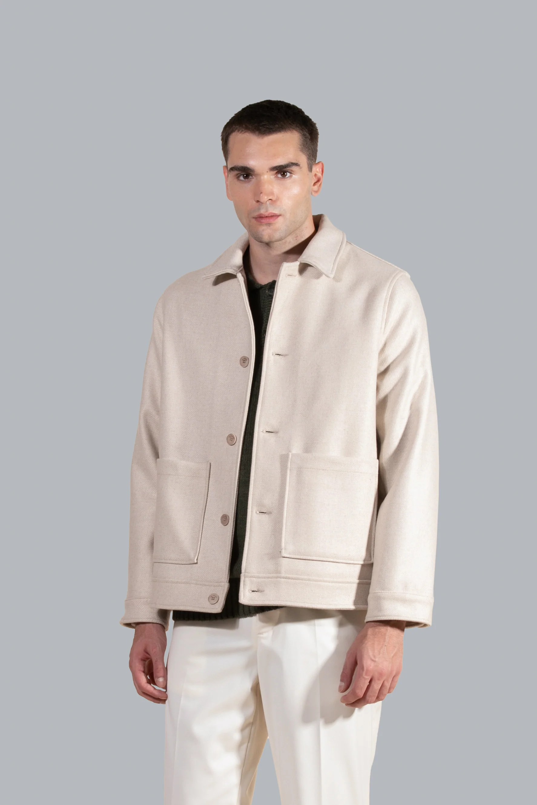 Giacca in misto lana