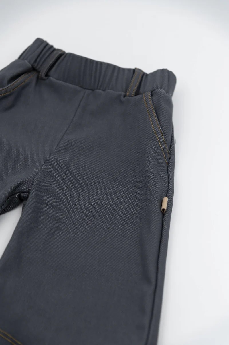 PANTS JEANS PALAZZO 868 BLU BAMBOOM