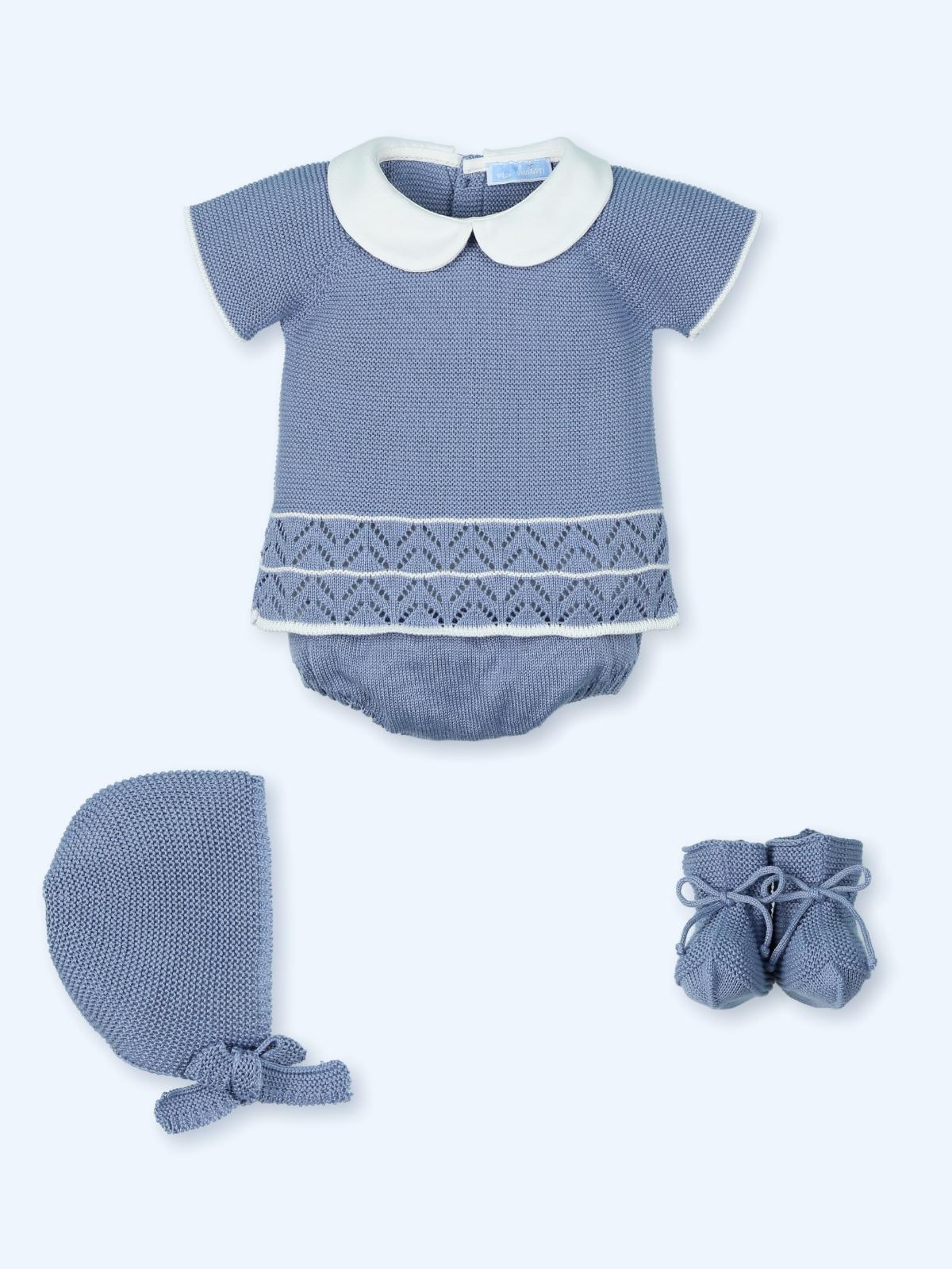 COORTINATO NEONATO IN MAGLIA 4 PEZZI PROVENZA MAC ILUSION 0039 PROVENZA MAC ILUSION KIDS