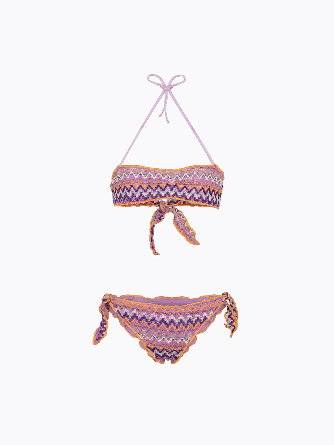 bikini bambina fascia e slip regolabile multicolore f**k FJ26-SG0221MC MULTICOLOR F**K KIDS