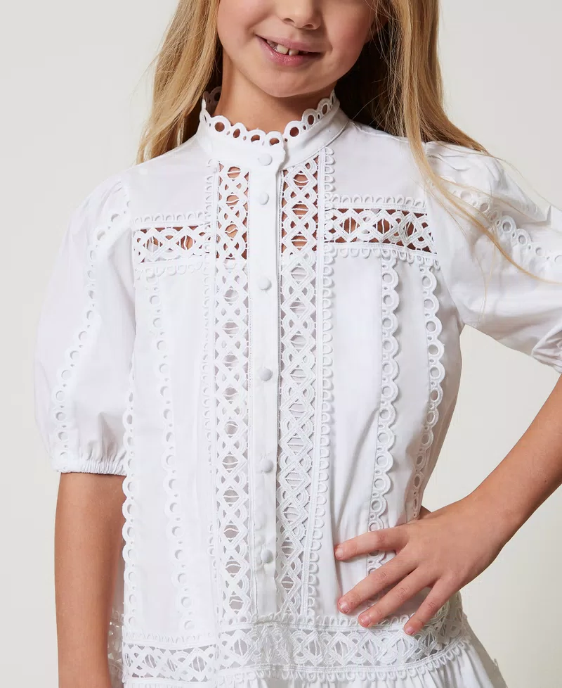 TWINSET KIDS 25GJ2410BIANCO