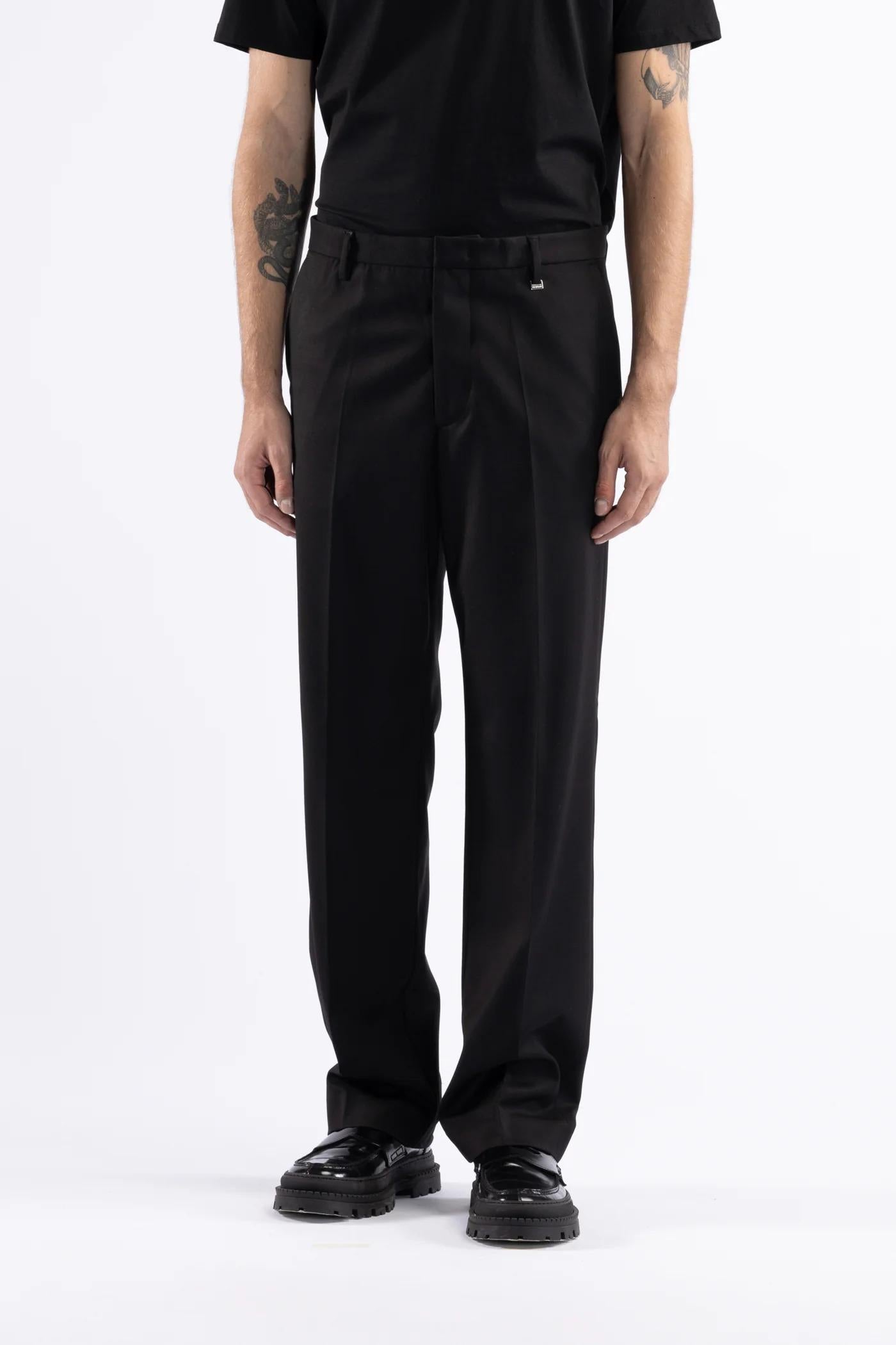 PANTALONE UOMO TASCA AMERICA GAMBA DRITTA NERO I'M BRIAN PA3481 NERO I'M BRIAN