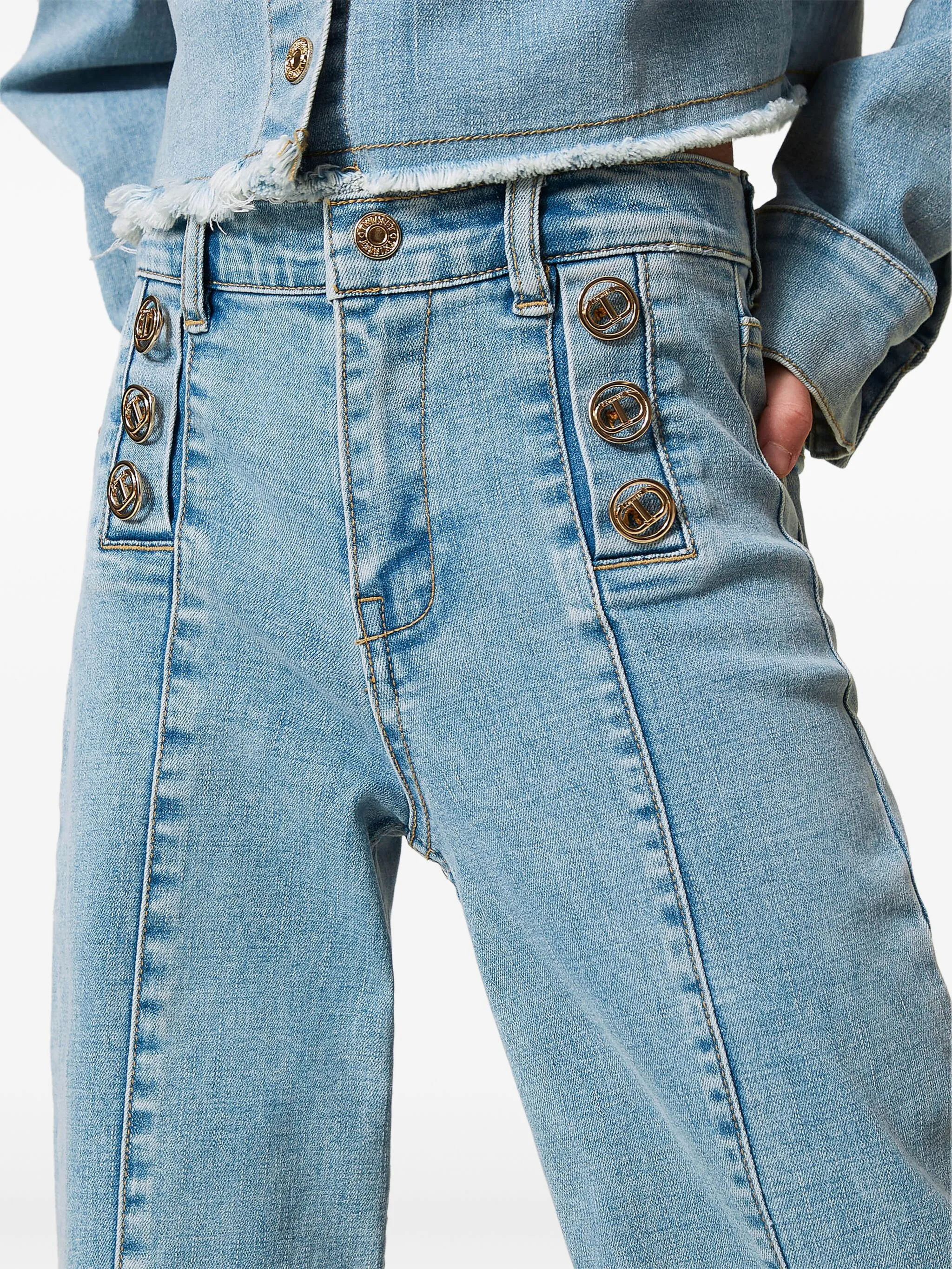TWINSET KIDS 251GJ2541DENIM CHIARO