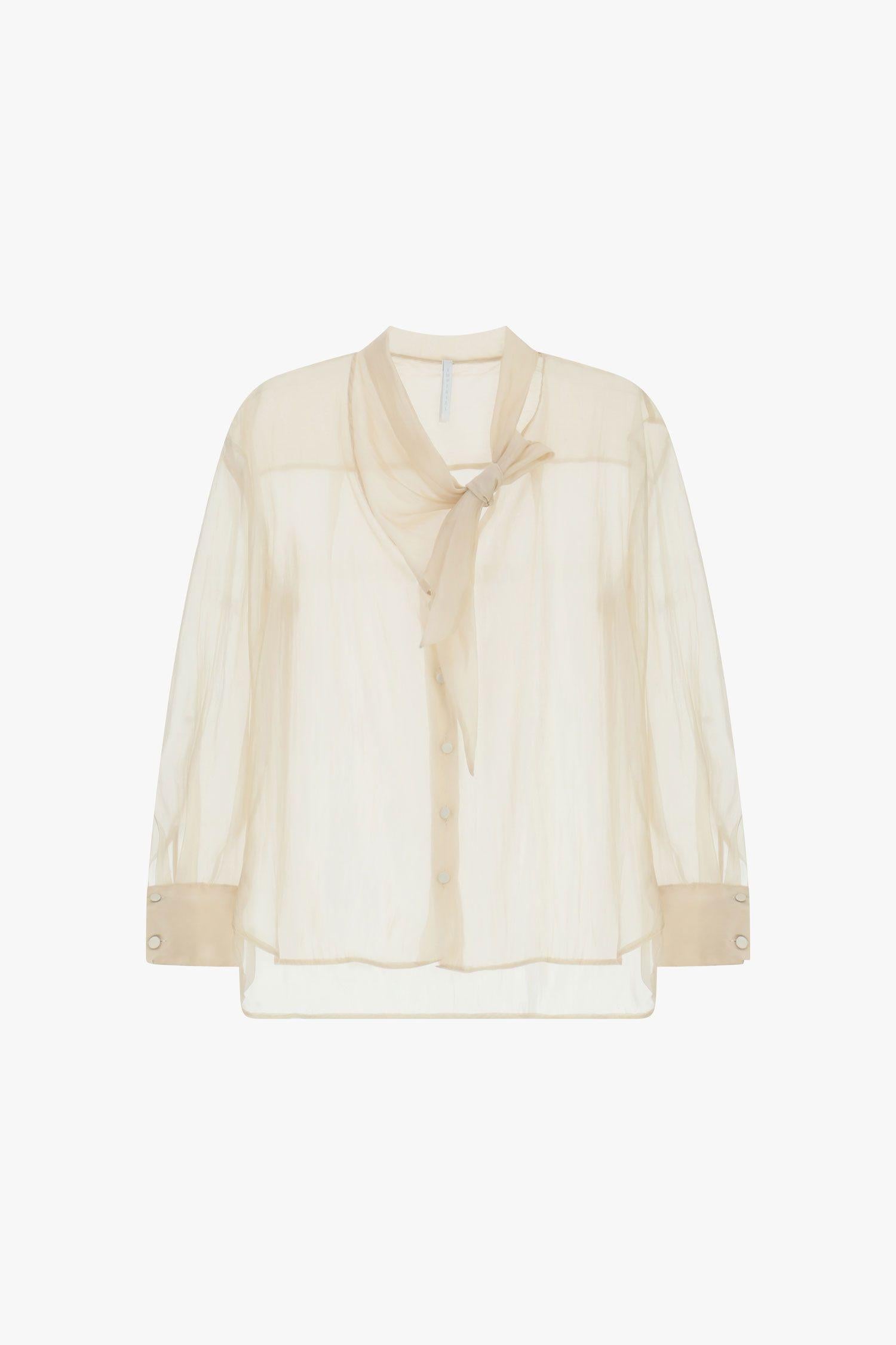 CAMICIA DONNA MANICA LUNGA COLLO CON NODO BURRO IMPERIAL CNO1LHV BURRO IMPERIAL