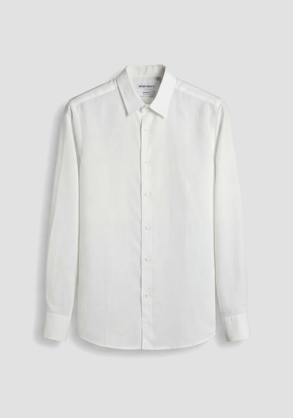 CAMICIA UOMO IN LINO REGULAR FIT CREMA ANTONY MORATO MMSL00691 FA400094 CREAM ANTONY MORATO