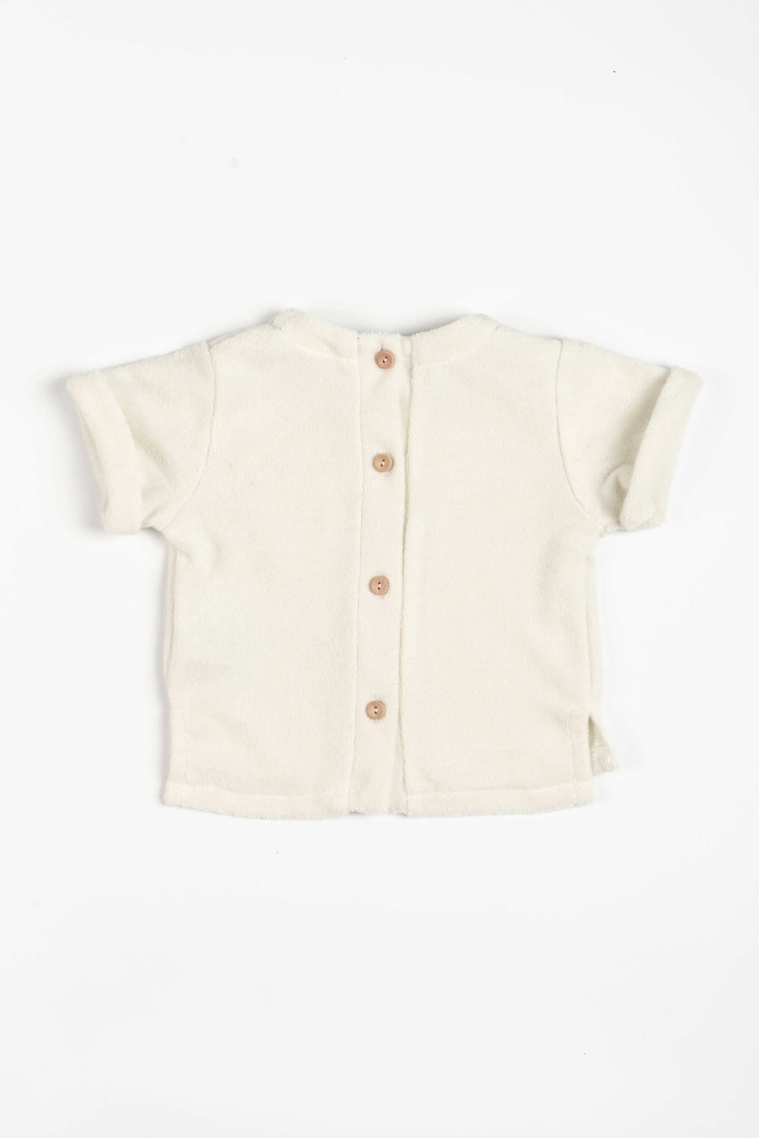 t-shirt NEONATO CON apertura dietro MISTY ACQUA BAMBOOM 1115TE MISTY ACQUA BAMBOOM