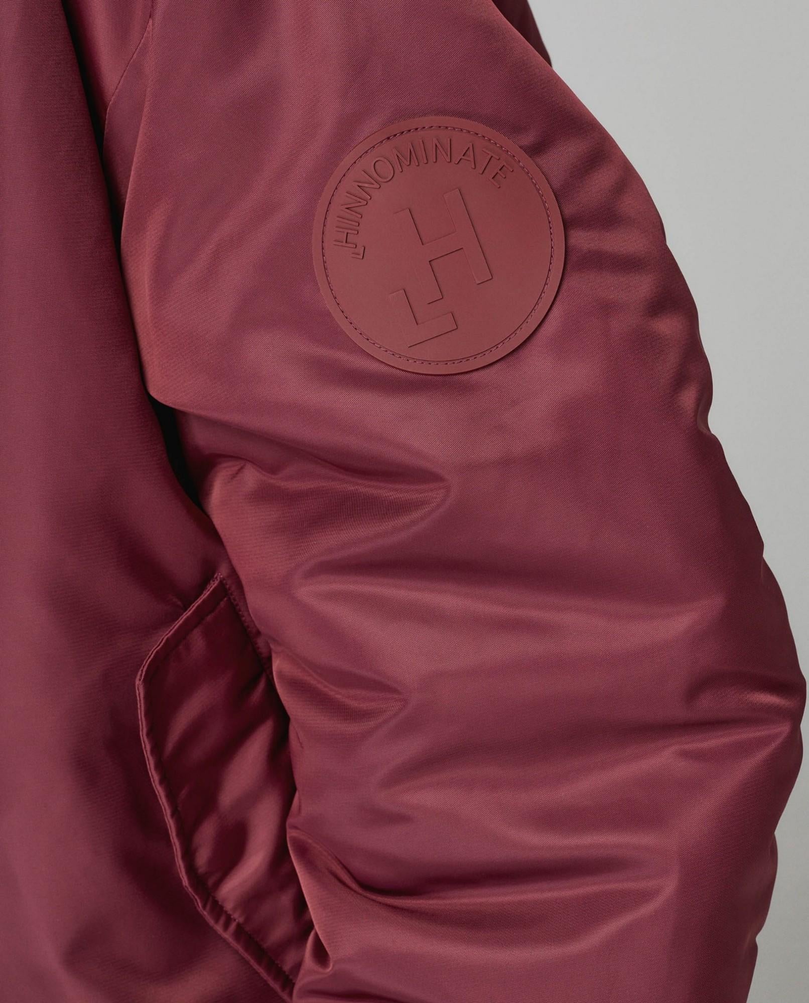 BOMBER DONNA OVERSIZE BORDEAUX HINNOMINATE HMABW01920 BORDEAUX HINNOMINATE