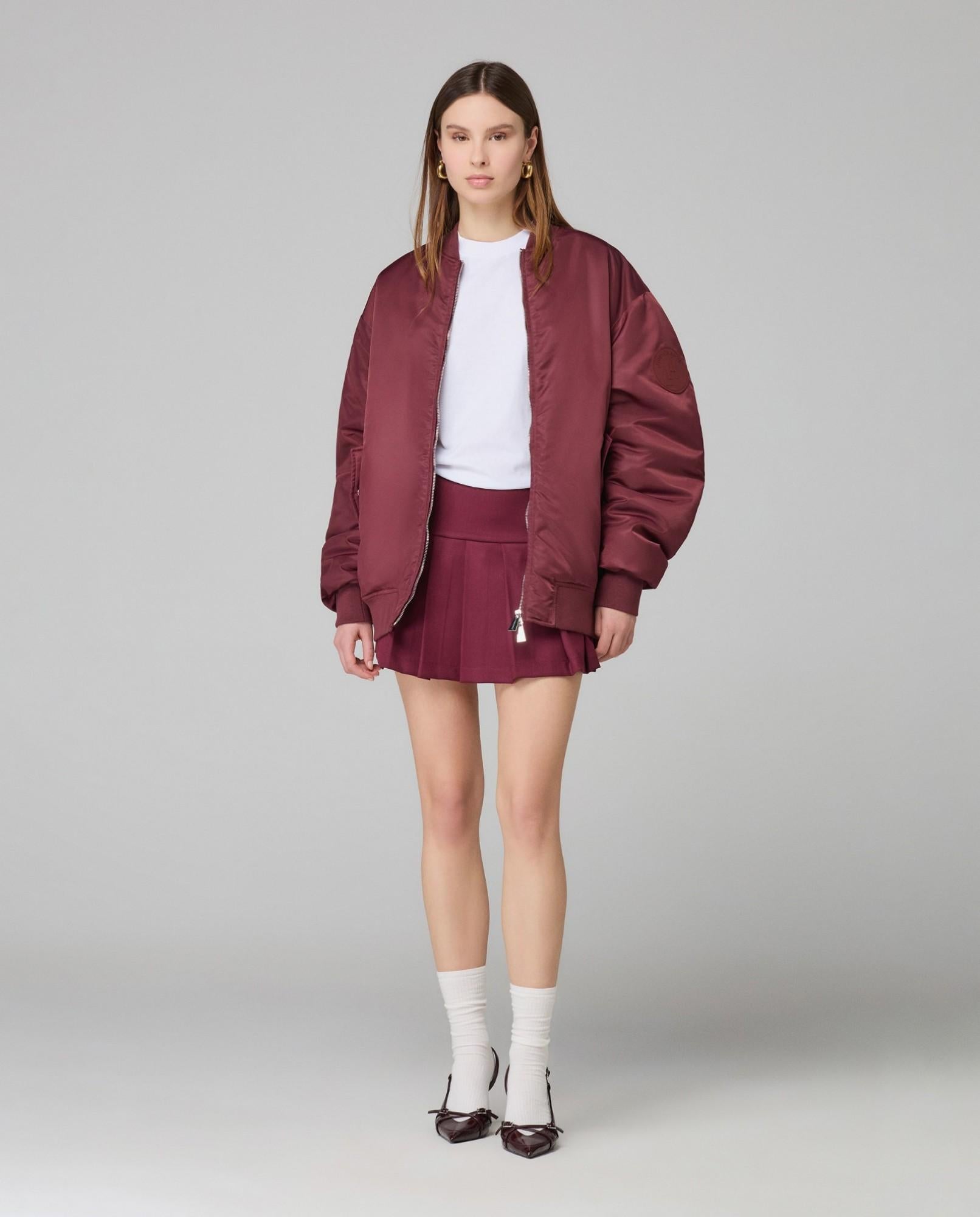 BOMBER DONNA OVERSIZE BORDEAUX HINNOMINATE HMABW01920 BORDEAUX HINNOMINATE