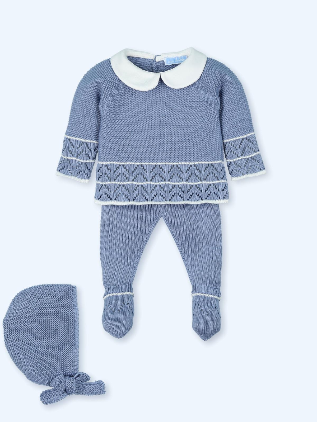 COORTINATO NEONATO IN MAGLIA 3 PEZZI PROVENZA MAC ILUSION 0011G PROVENZA MAC ILUSION KIDS