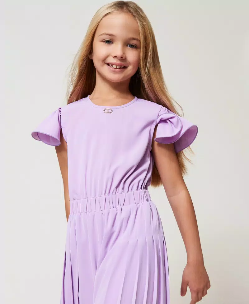 TWINSET KIDS 251GJ2QQ4PASTEL VIOLET