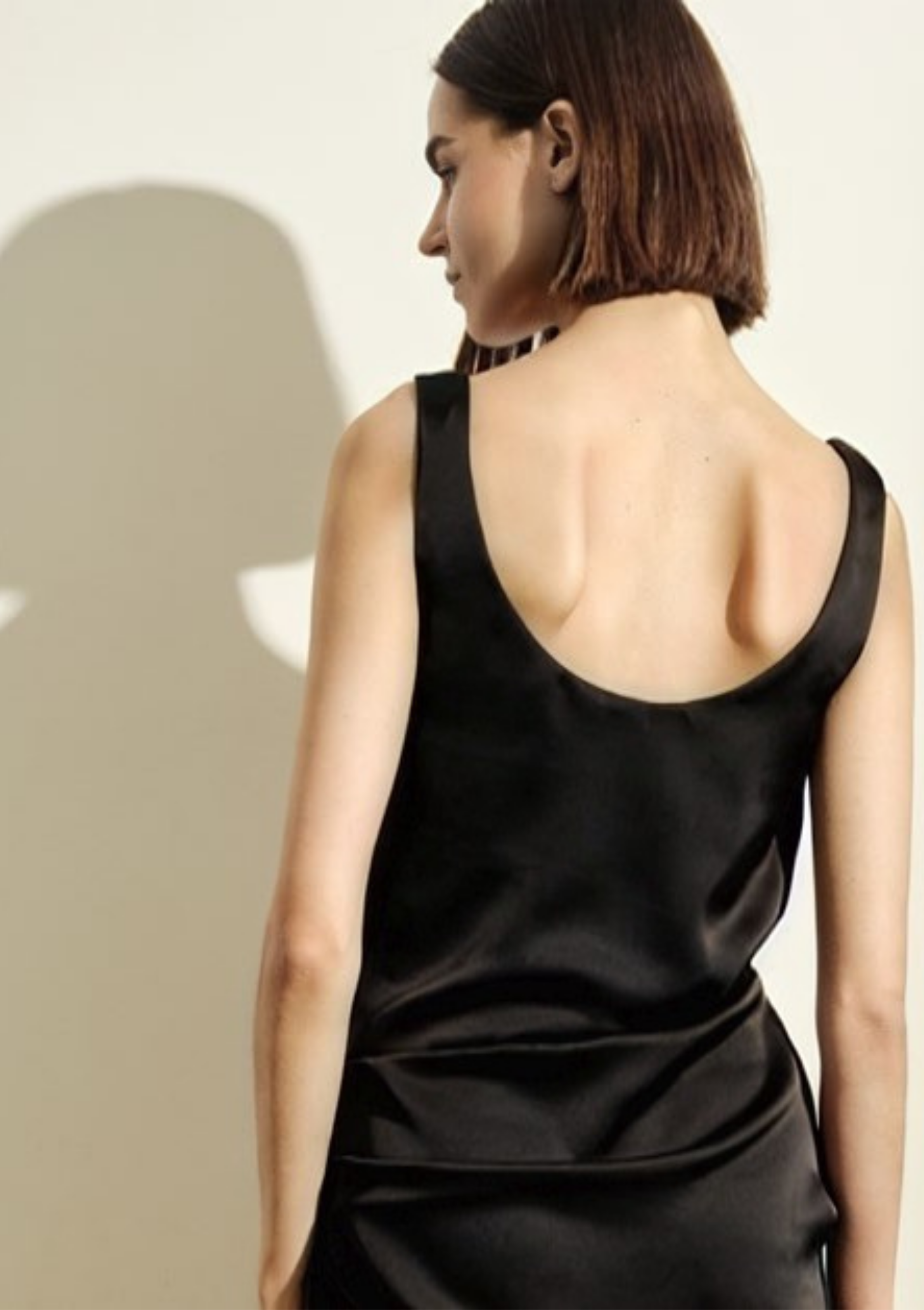 ABITO DONNA AGGRAPPATO CON SCOLLO MORBIDO NERO JIJIL AB235 NERO JIJIL