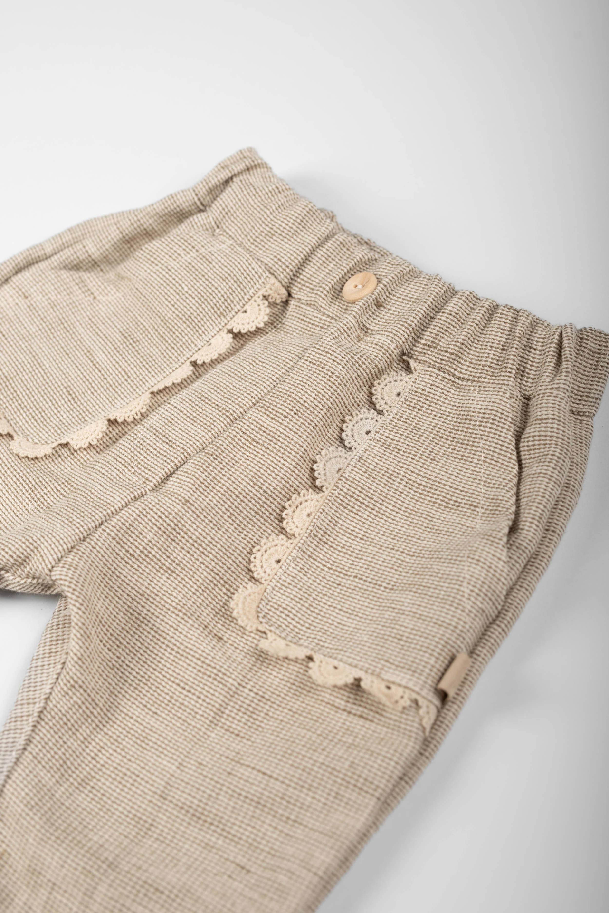 PANTALONE NEONATA EMBROIDERY MUSTARD BAMBOOM 1148TE MUSTARD BAMBOOM