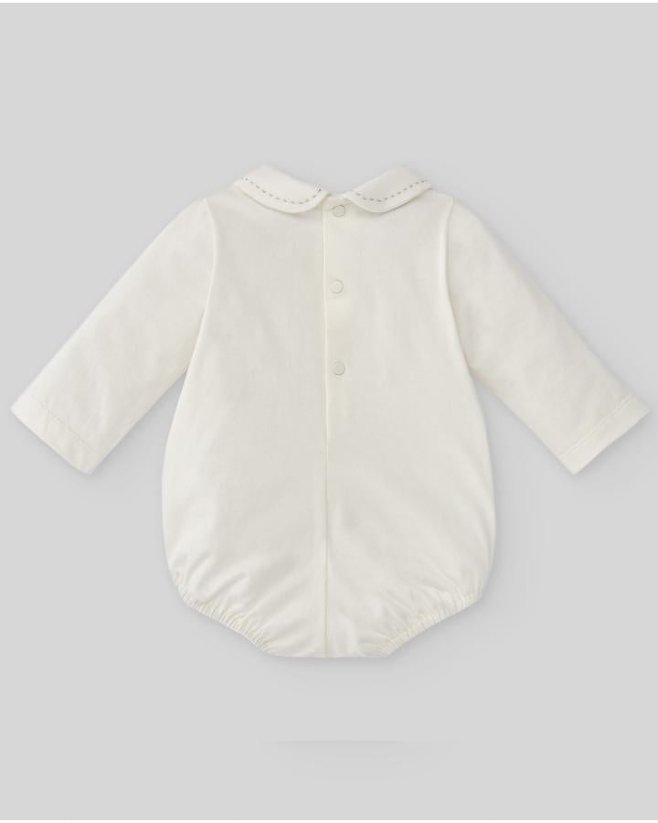 BODY NEONATO CON COLLO CAMICIA BIANCO PAZ RODRIGUEZ 020-99843J BIANCO PAZ RODRIGUEZ