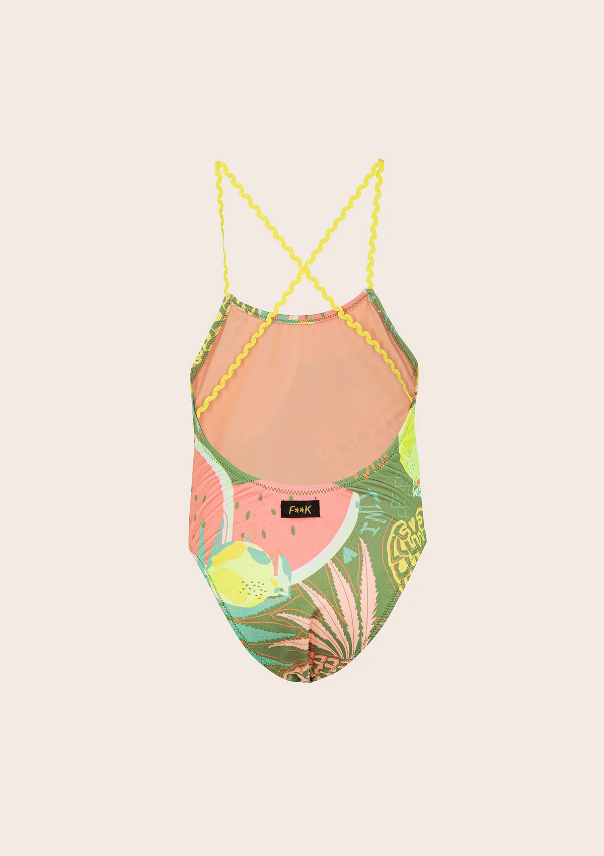 Monokini Bambina F**K Fantasia<BR/> FJ25-G2D06MKX21 UNICO F**K KIDS
