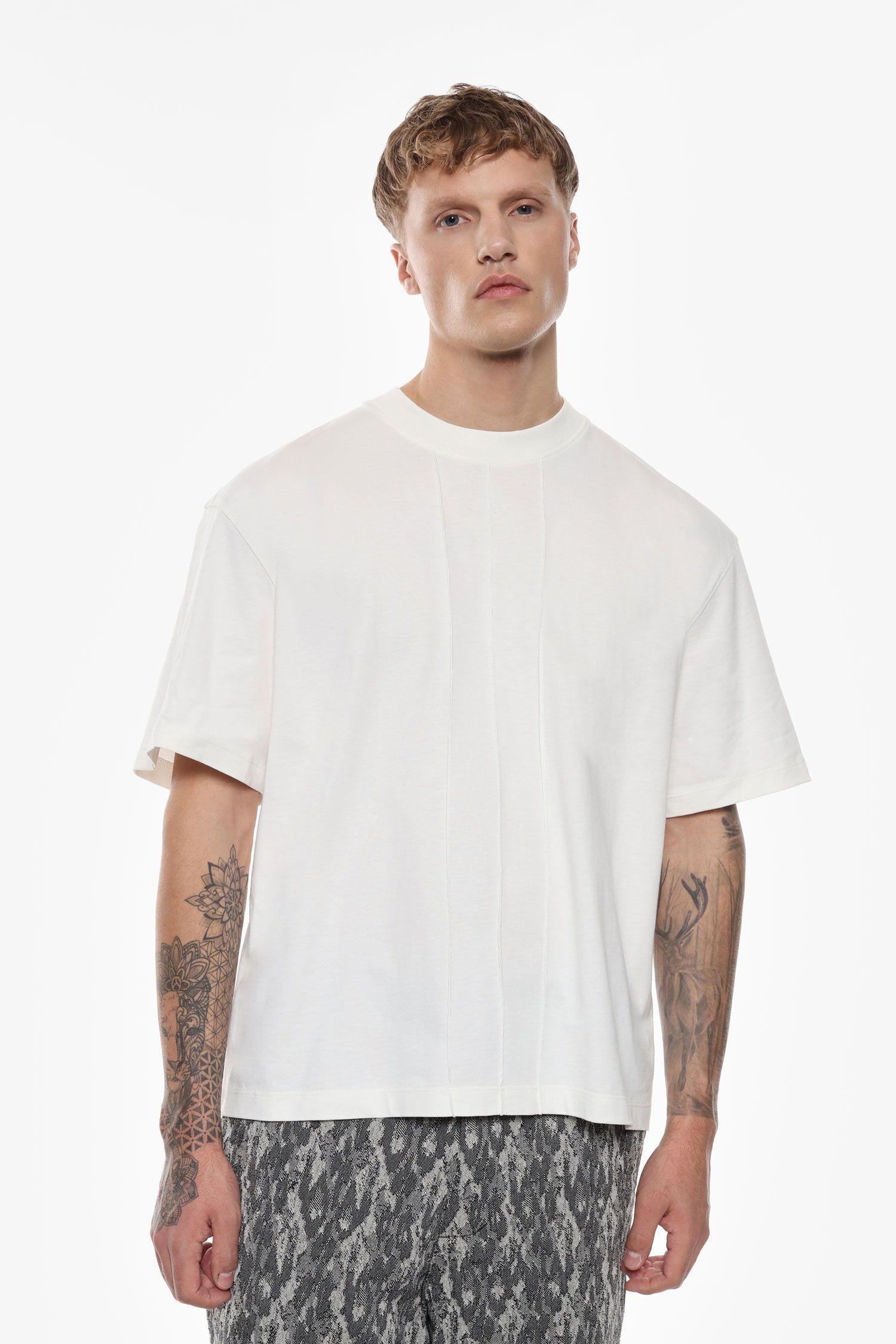 T-shirt uomo girocollo a maniche corte panna imperial T8588T114 PANNA IMPERIAL UOMO