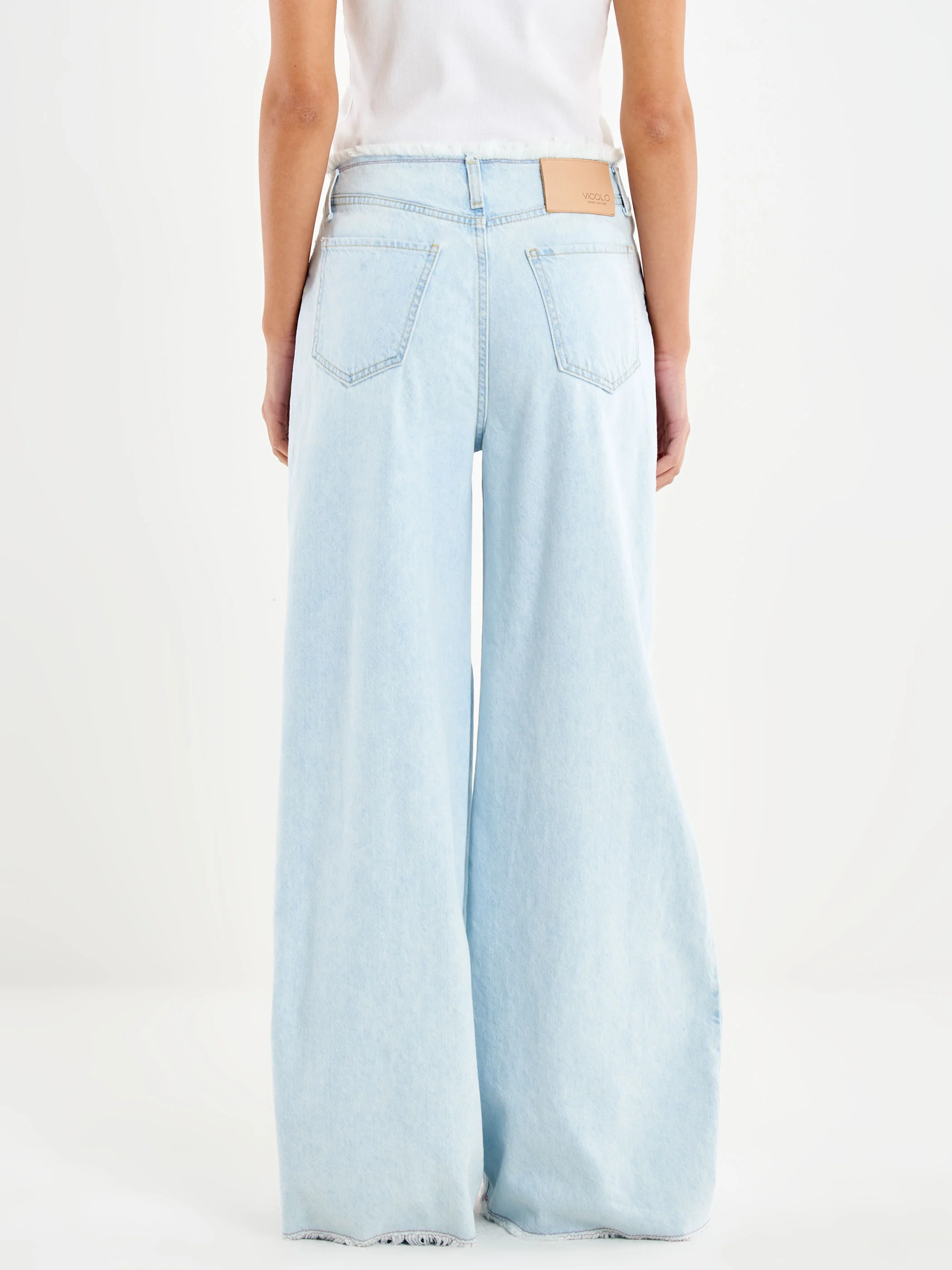 Jeans DONNA Icon Lexie Chiaro DENIM VICOLO DAB5031 DENIM CHIARO VICOLO