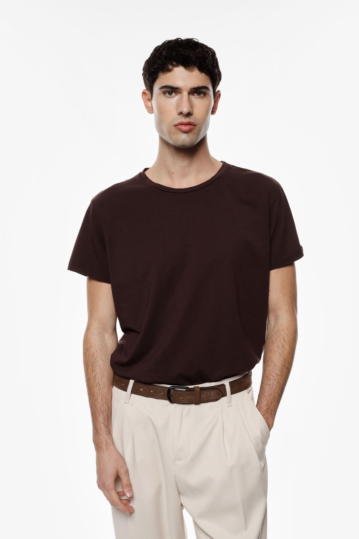 T-shirt uomo girocollo a maniche corte moro imperial TU80KFFL MORO IMPERIAL UOMO