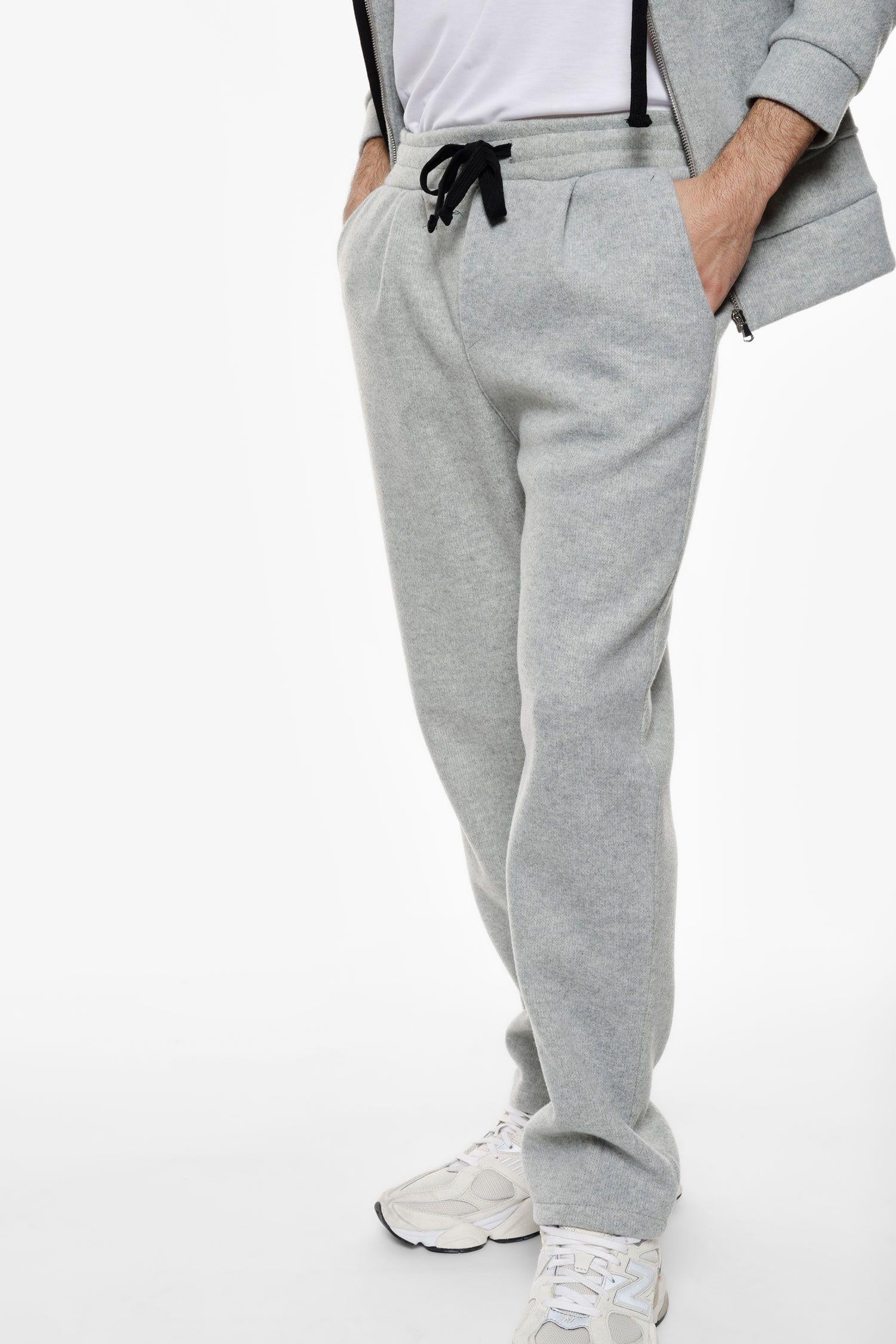 Pantaloni uomo jogging con laccio e tasche grigio imperial P8406P005 GRIGIO IMPERIAL UOMO