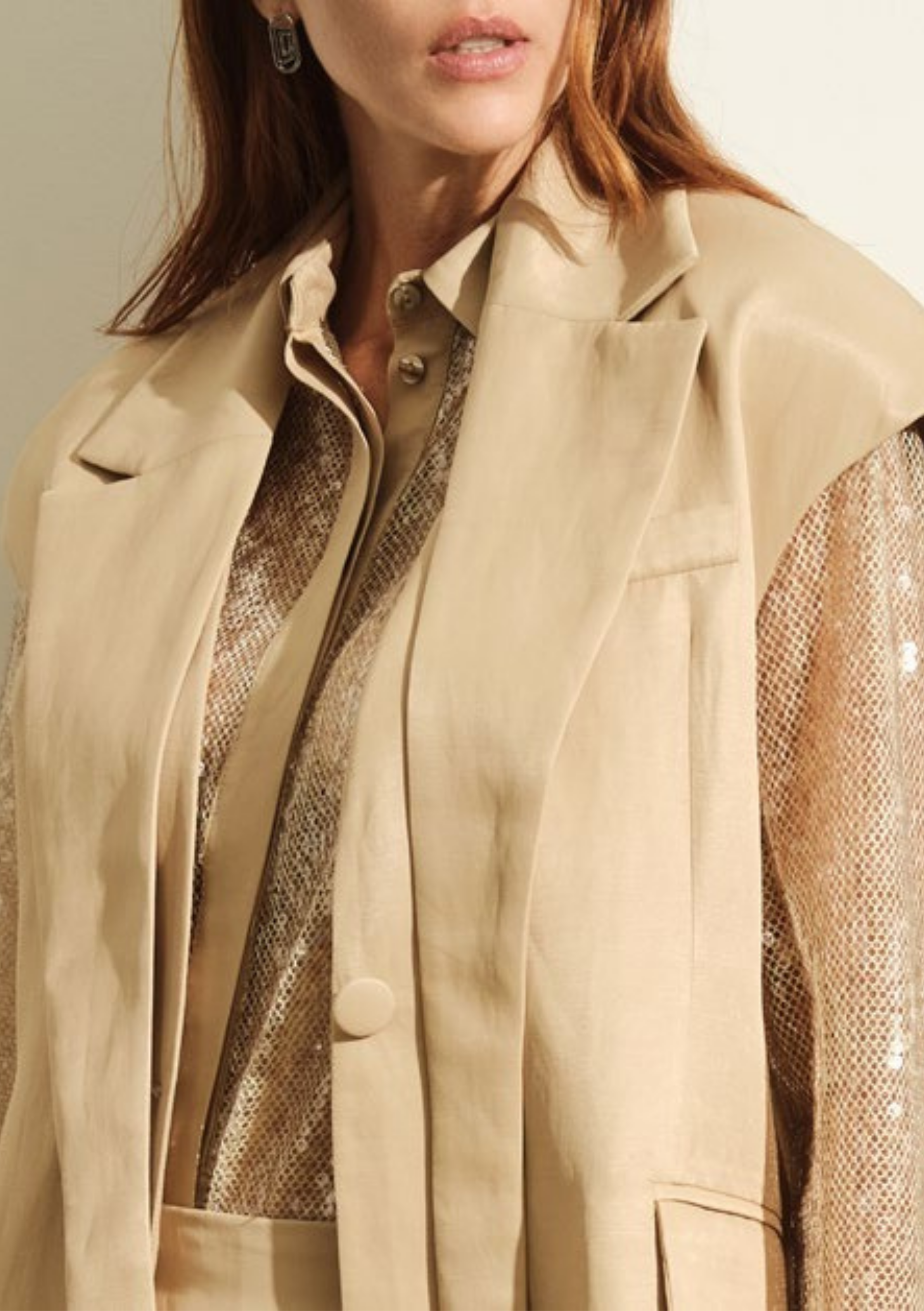 GILET DONNA LUNGO CON BAVERO ALLUNGATO CAMMELLO JIJIL GL202 CAMMELLO JIJIL